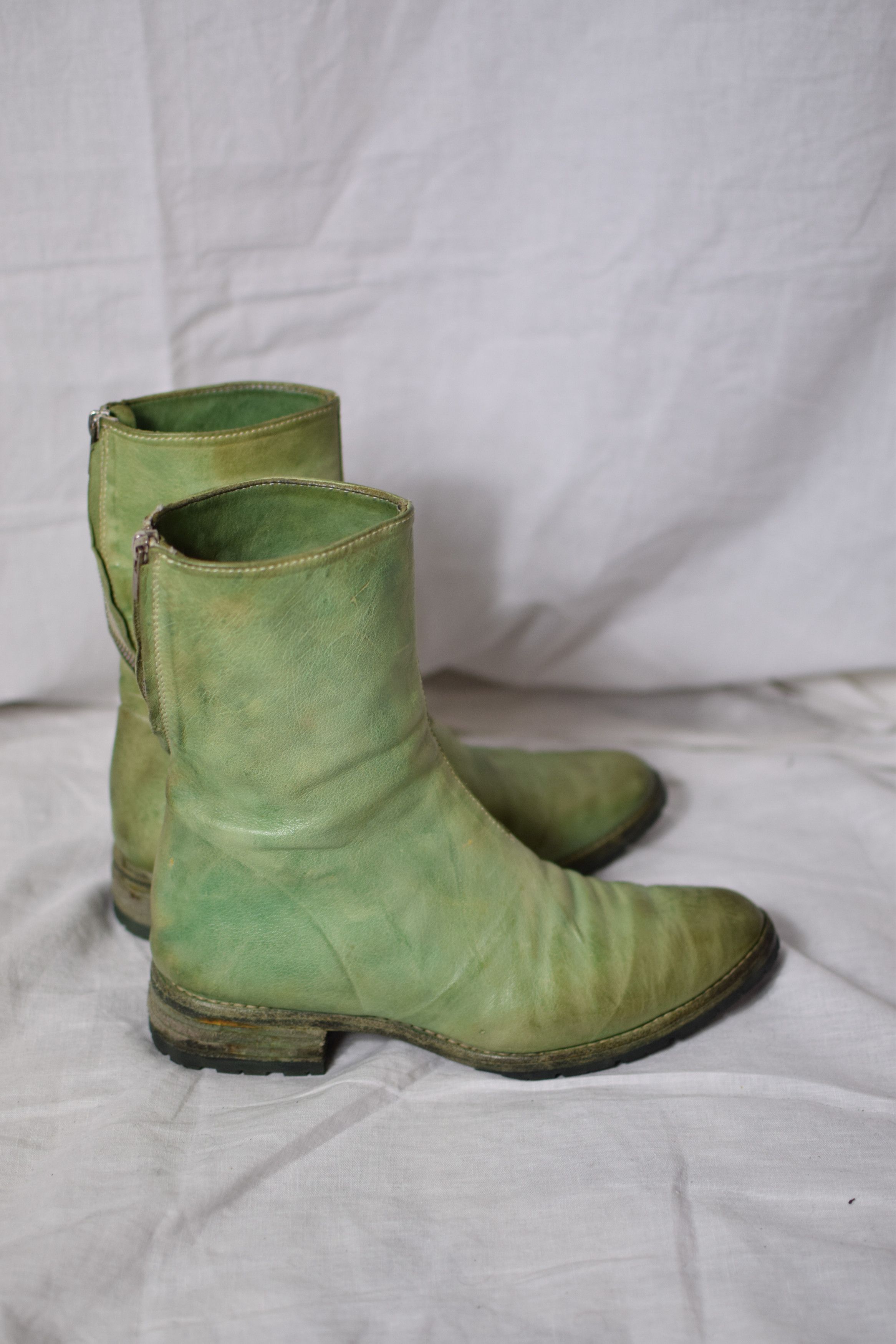Carol Christian Poell CCP Col. 06 Green Tornado Boots Size US 9 / EU 42 - 8 Thumbnail