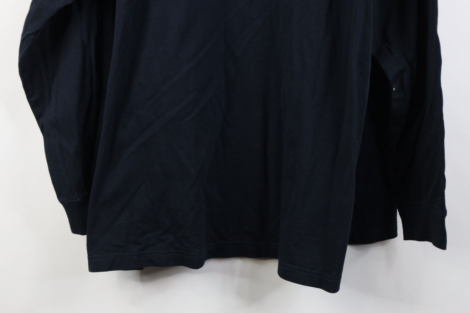 Vintage Vintage 90s Streetwear Long Sleeve Golf Polo Shirt Black Size US L / EU 52-54 / 3 - 13 Thumbnail