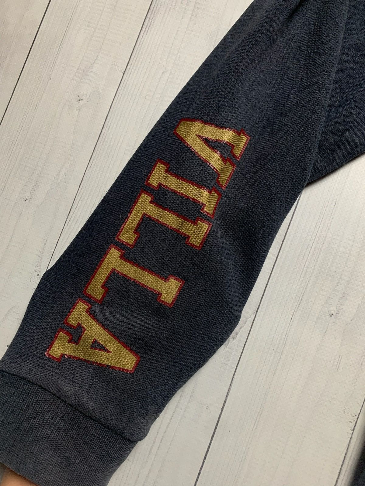Nike × Vintage Vintage Nike Aston villa soccer hoodie size M distressed Size US M / EU 48-50 / 2 - 4 Thumbnail