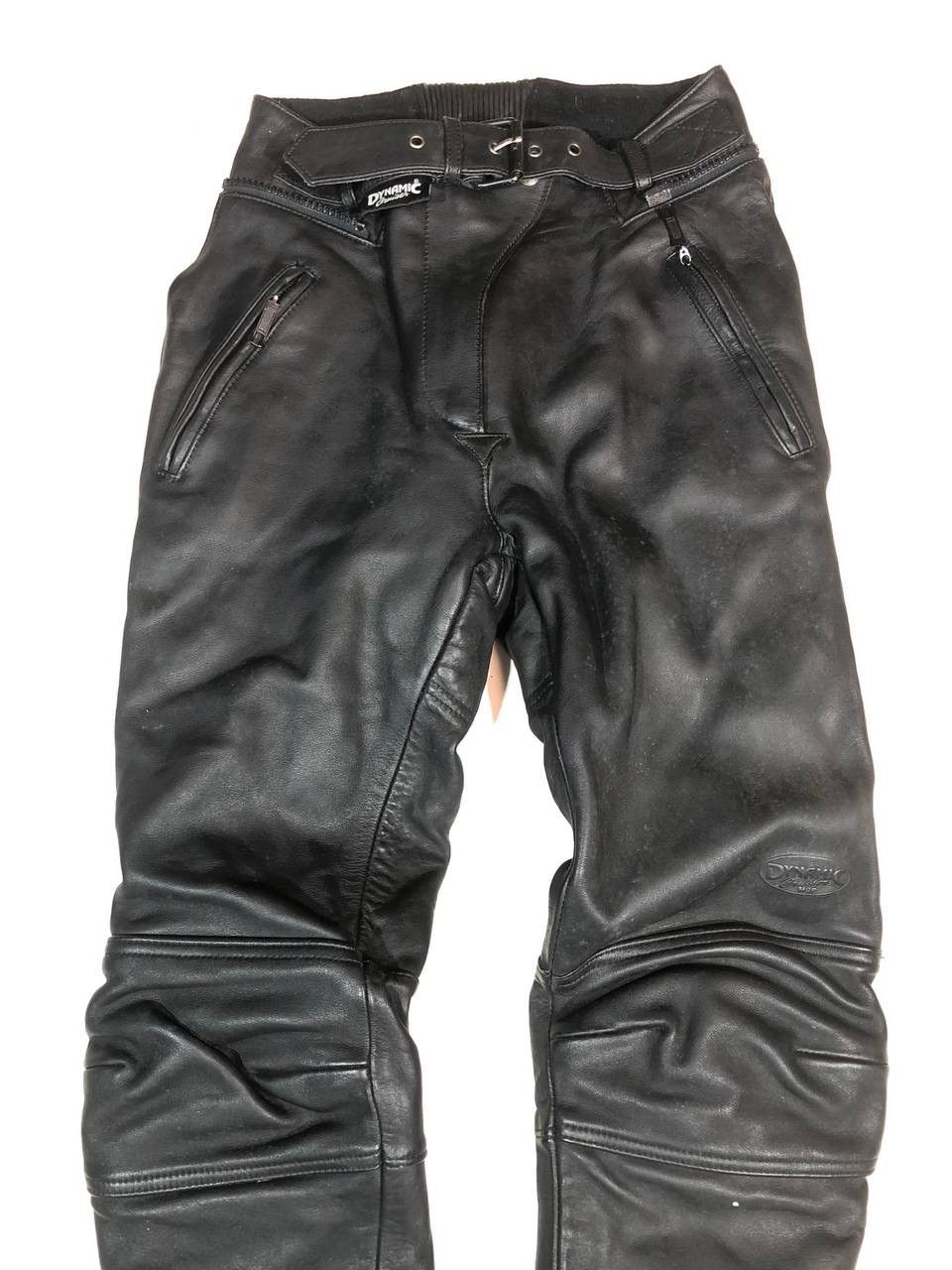 Vintage Dynamic MQP Racing Moto Leather Pants Vintage Size US 28 / EU 44 - 2 Thumbnail