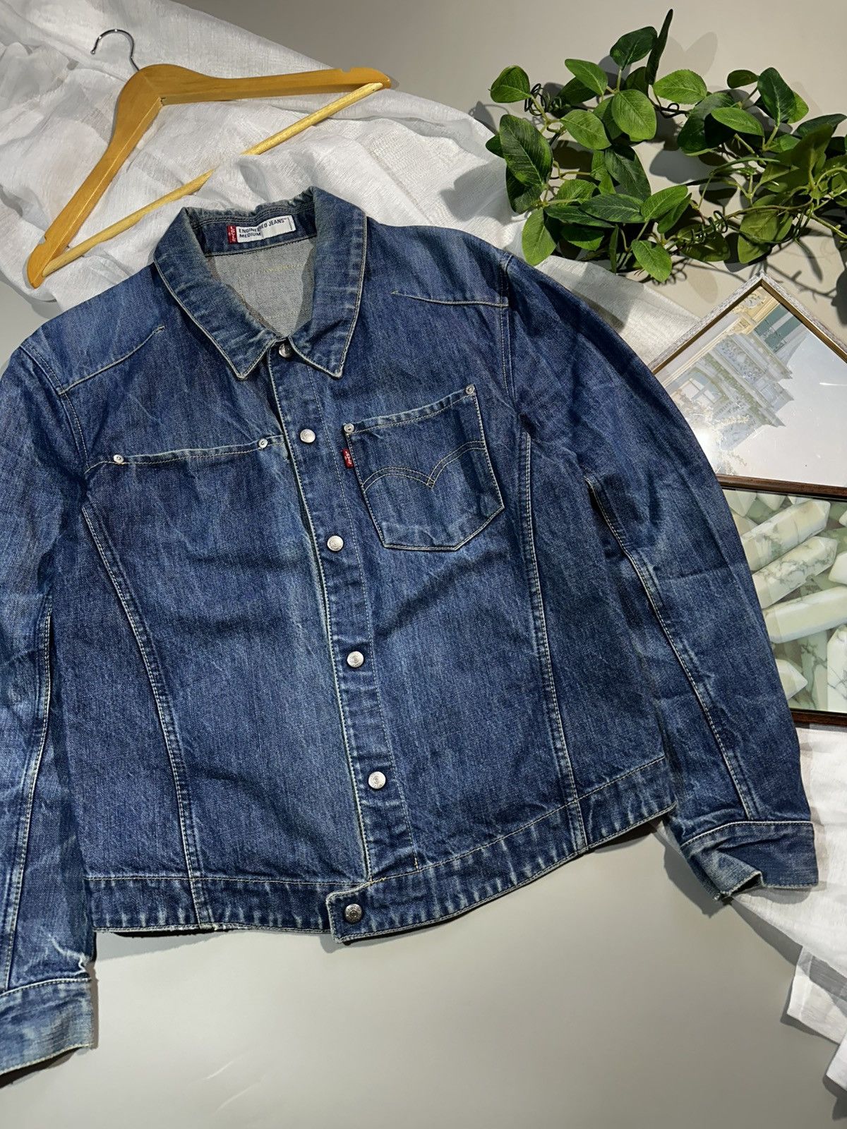 Levi's Vintage Clothing Levis Denim Jacket Trucker Tupe lll Blue Wash Overshirt Size US M / EU 48-50 / 2 - 3 Thumbnail