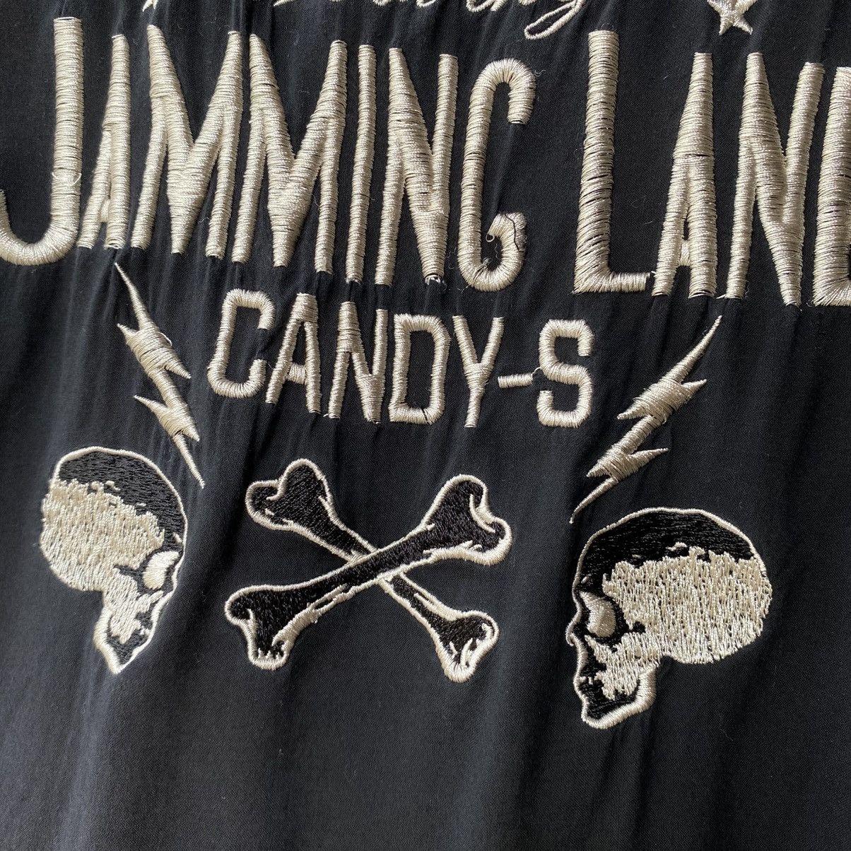 Japanese Brand Candy Stripper Jamming Lane Embroidered Bowling Shirt Size US M / EU 48-50 / 2 - 17 Thumbnail