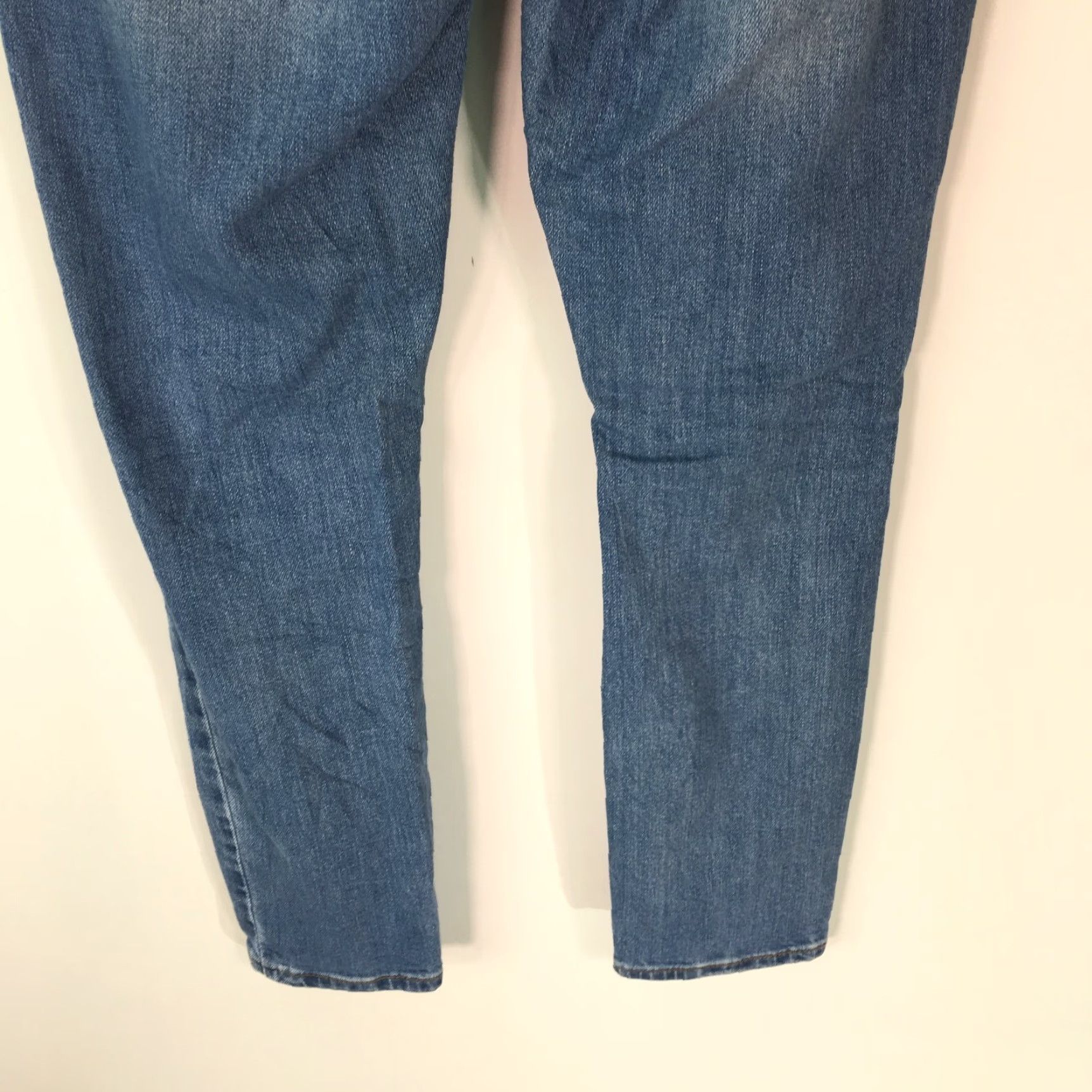 Cotton On Cotton On Womens Jeans Skinny Blue 7/8 Denim Regular 5-Pocket Distressed Slim Casual Size 28" / US 6 / IT 42 - 5 Thumbnail
