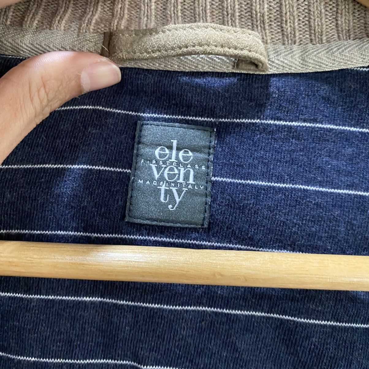 Eleventy Eleventy navy blue casual wool & cotton Jacket Size US S / EU 44-46 / 1 - 11 Thumbnail