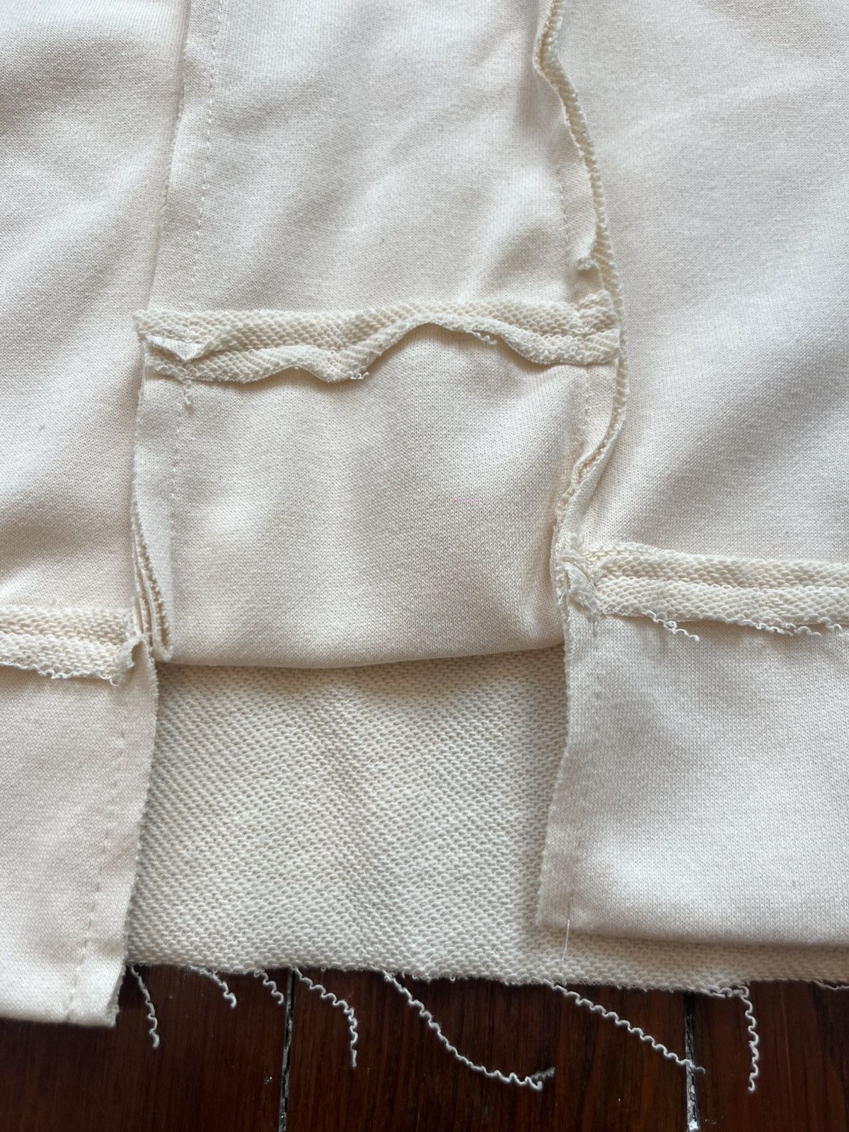 Other Beige Reconstructed Loose Fit Gold Zipper Long Sleeve Hoodie Size US M / EU 48-50 / 2 - 6 Thumbnail