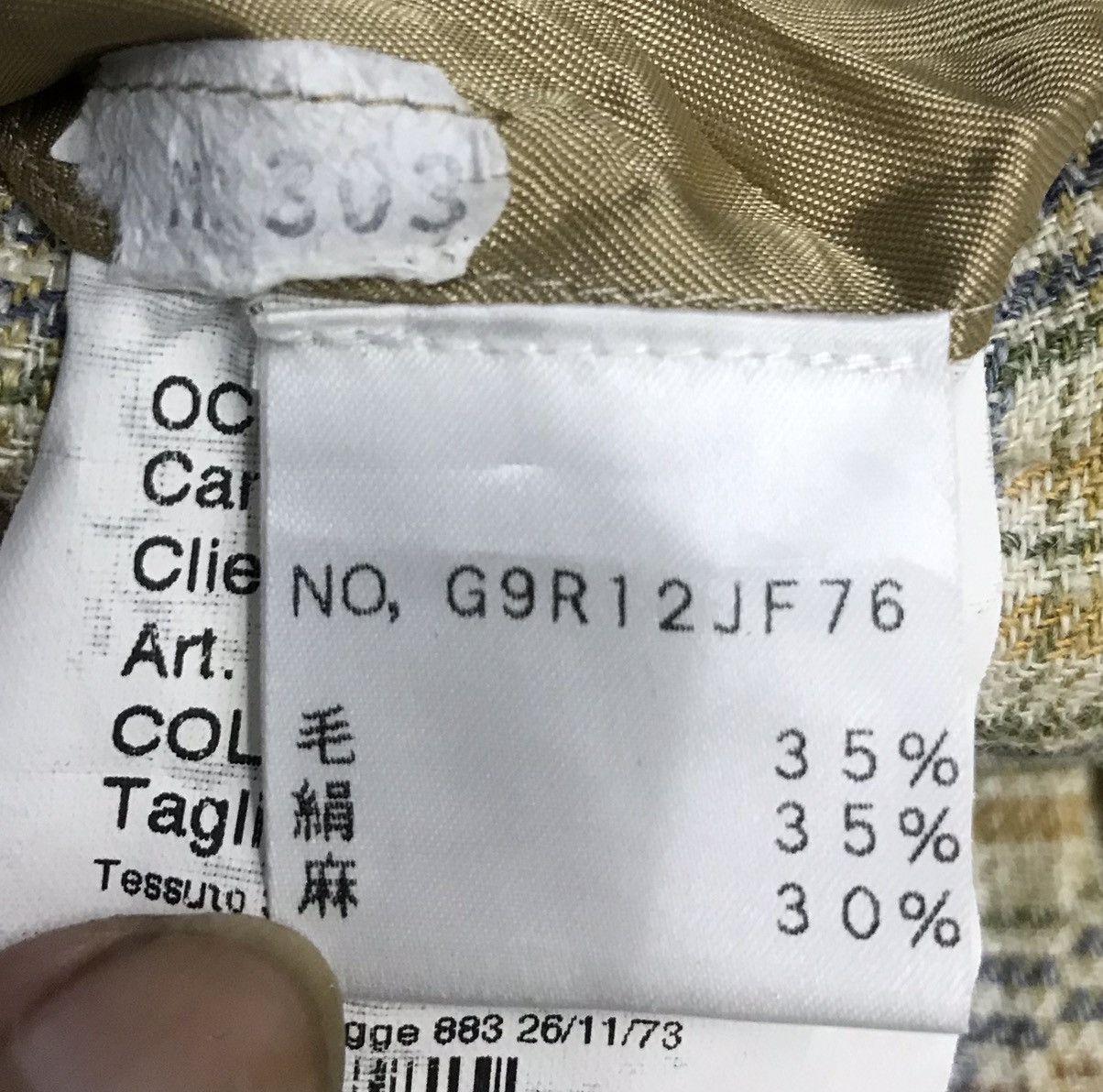 Gianni Valentino × Vintage Vintage Gianni Laezza Napoli Made In Italy Jacket Size US M / EU 48-50 / 2 - 18 Thumbnail