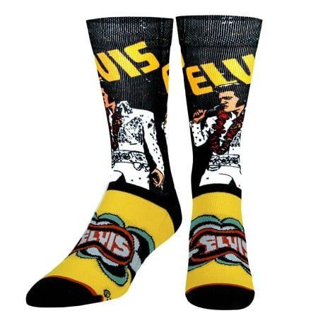 Other Odd Sox Elvis Presley King of Rock N Roll Socks for Men Fu Size ONE SIZE - 1 Preview