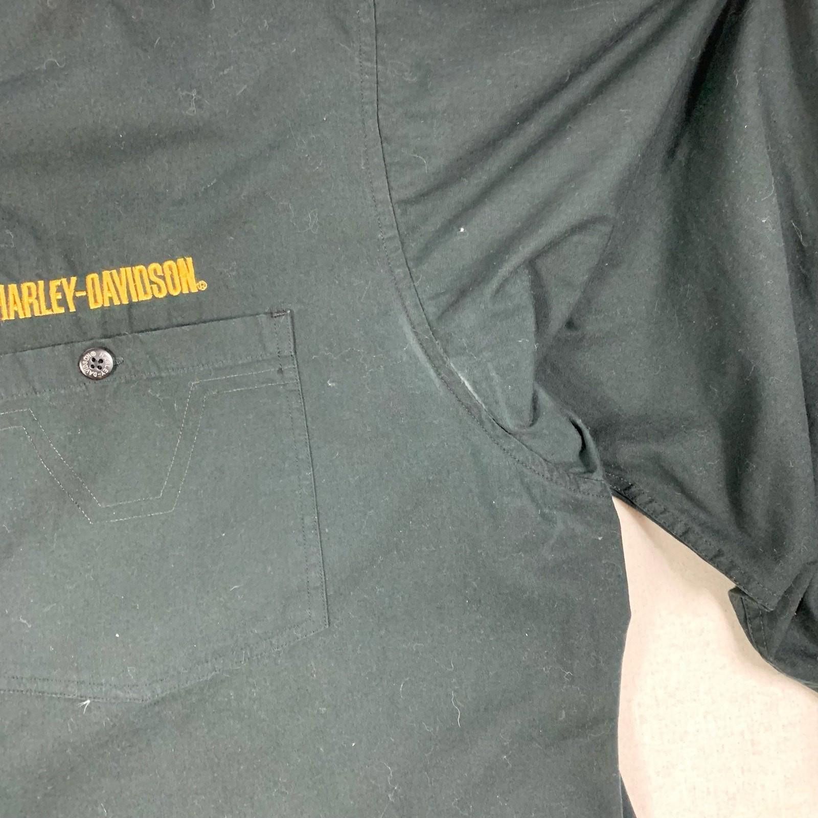Harley Davidson Harley Davidson Ride Hard Eagle Button Down Shirt 2XL Y2K Size US XXL / EU 58 / 5 - 6 Thumbnail
