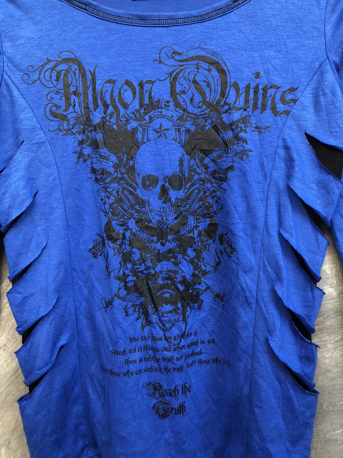 Japanese Brand Y2K Japanese Algonquins Grunge Style T-Shirt Size M / US 6-8 / IT 42-44 - 6 Thumbnail