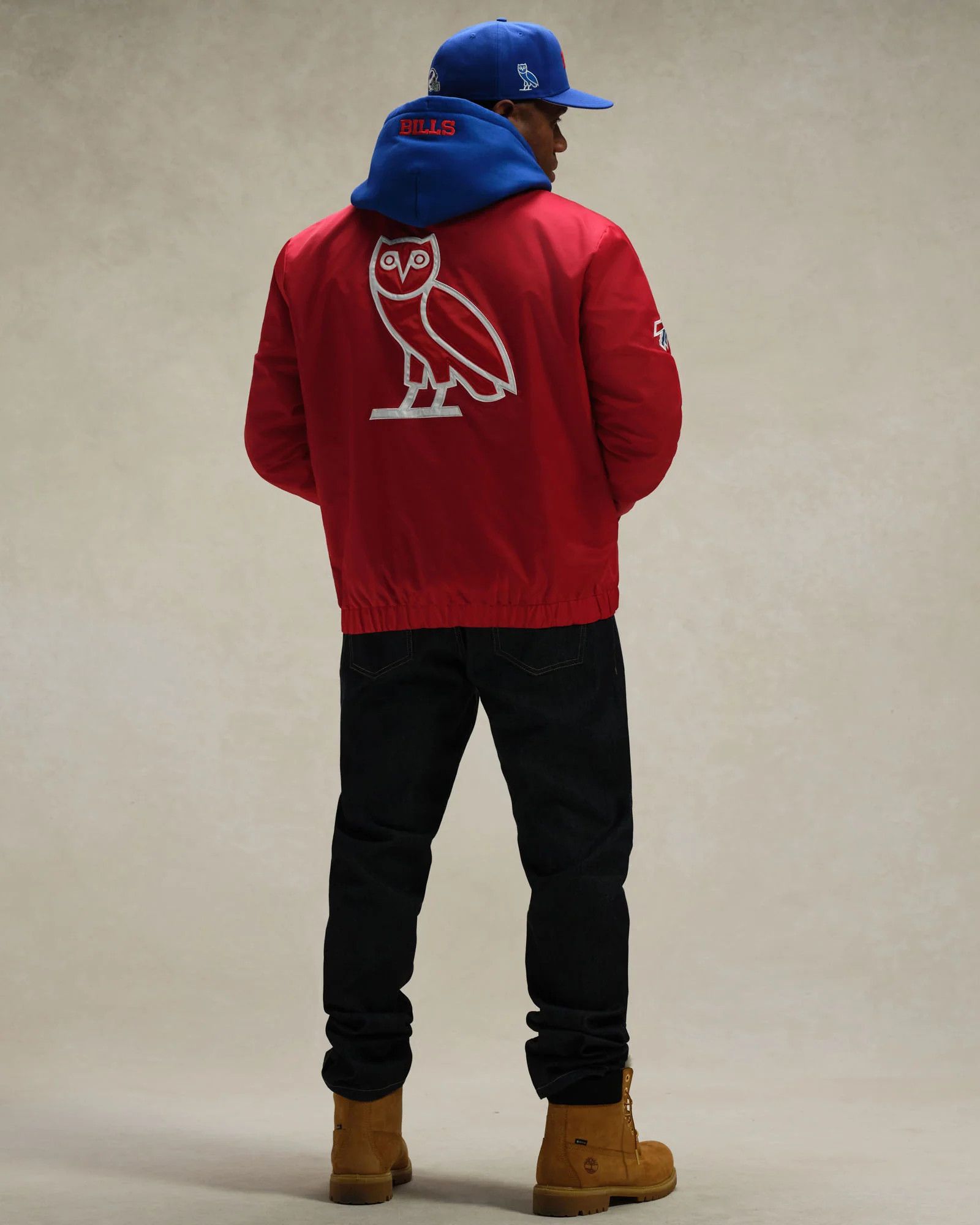 Drake OVO x NFL BUFFALO BILLS STARTER TRAINER PULLOVER JACKET Size US XXL / EU 58 / 5 - 2 Thumbnail