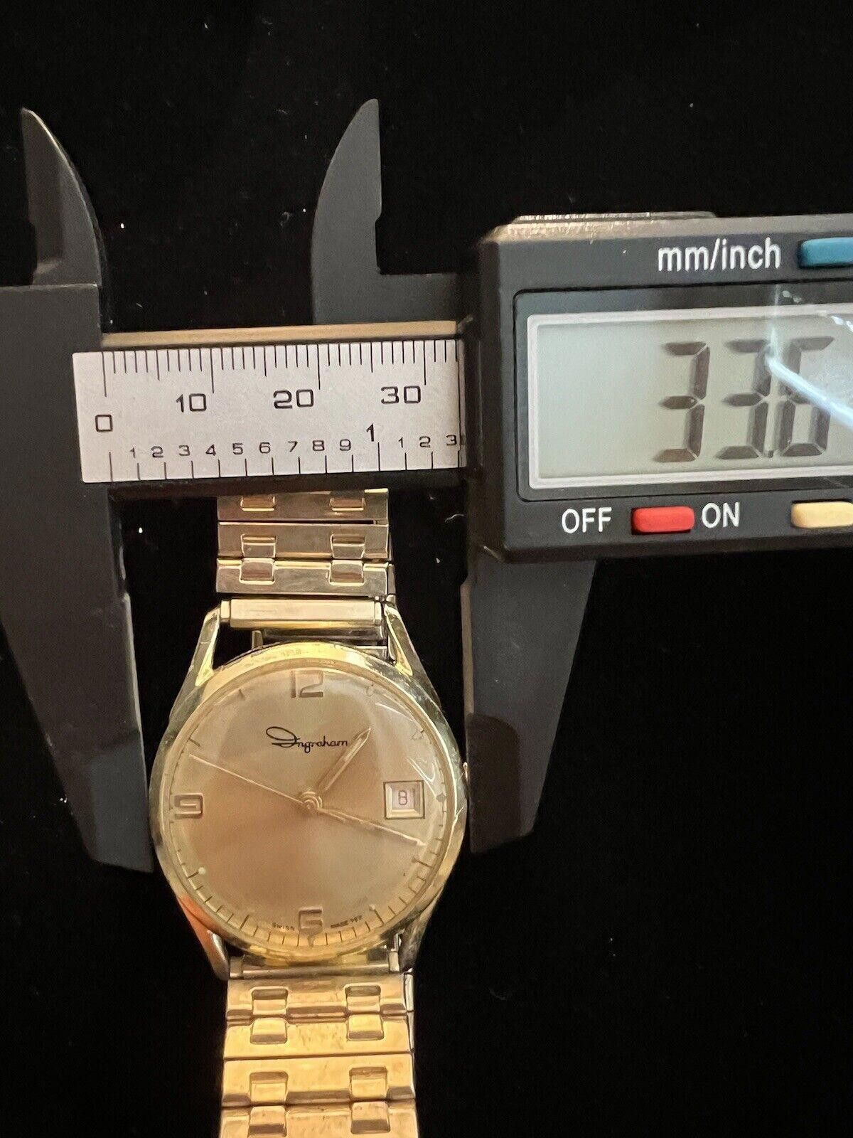 Designer Vintage Men's INGRAHAM Swiss Made Manual Winding Working Size ONE SIZE - 1 Thumbnail