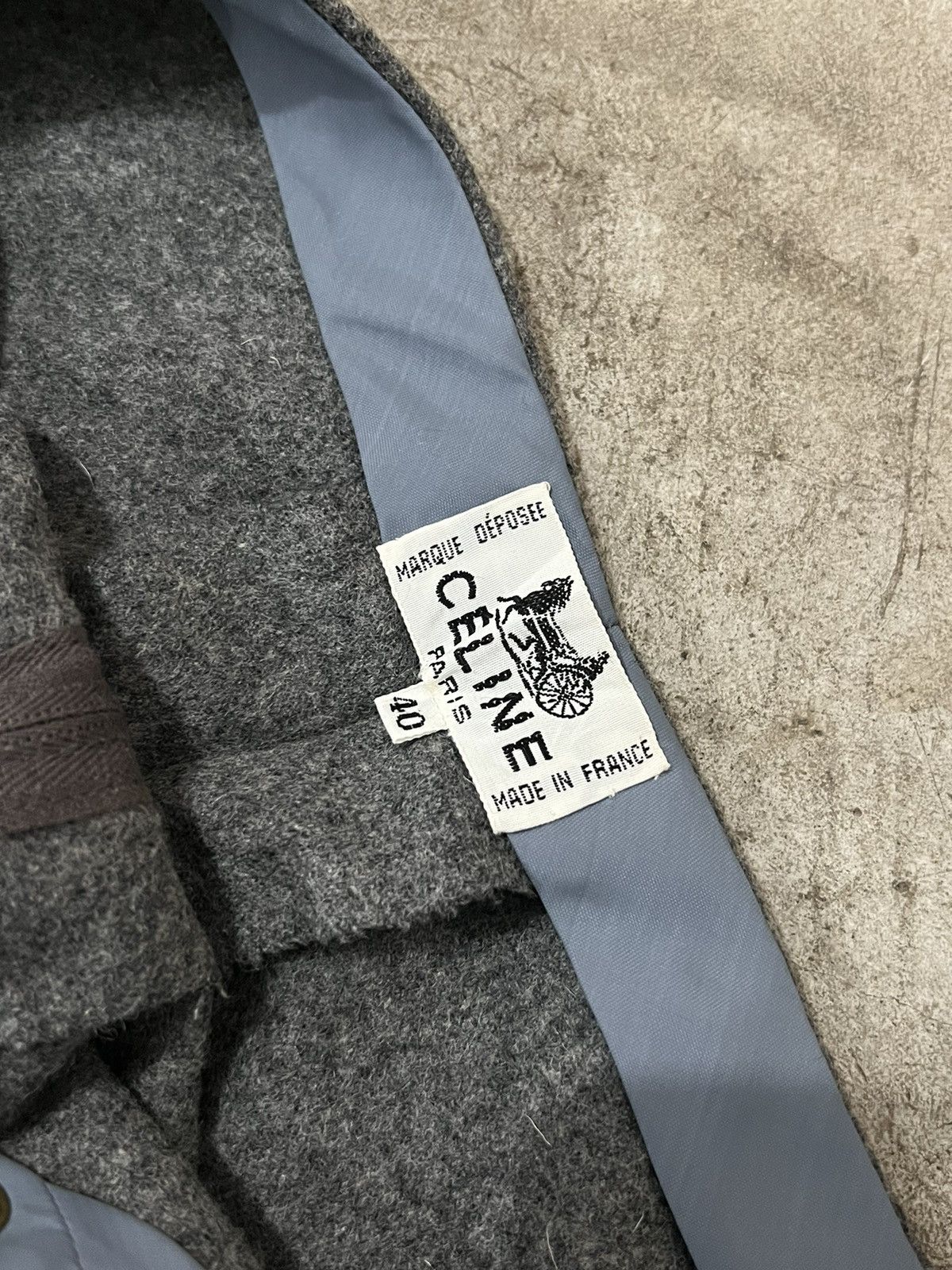 Celine × Vintage Vintage 1970’s Celine Removable Belt Wool Wide Leg Pants Size 27" / US 4 / IT 40 - 9 Thumbnail