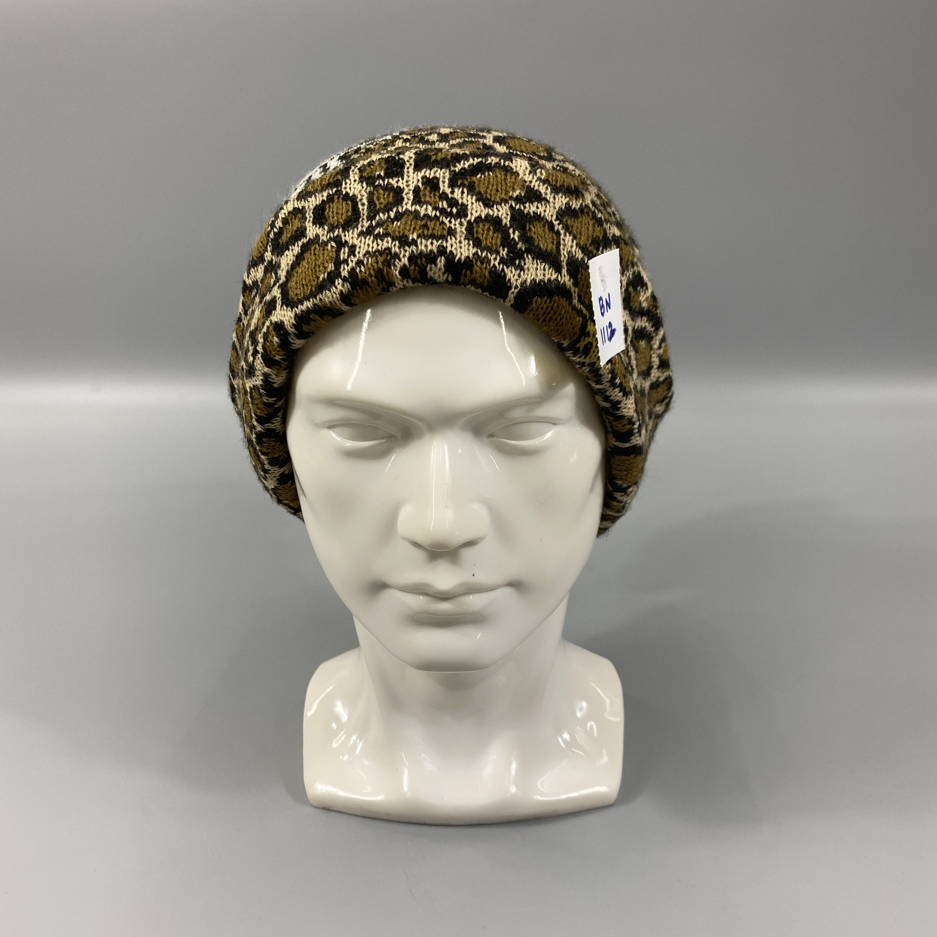 Vintage Leopard Snow Cap Beanie Hat | Grailed