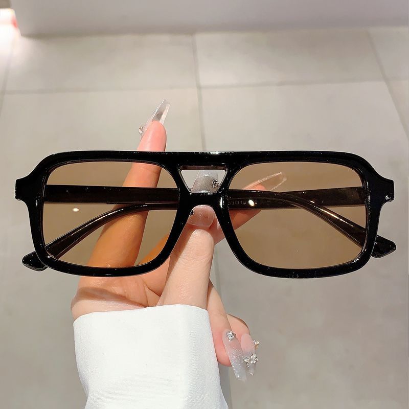 VIBE Retro Street ins style custom avant-garde sunglasses Size ONE SIZE - 2 Thumbnail