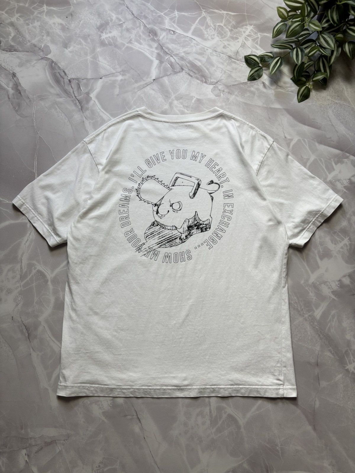 Uniqlo Uniqlo UT Chainsaw Man x Kosuke Kawamura T-Shirt Pochita Size US L / EU 52-54 / 3 - 6 Thumbnail