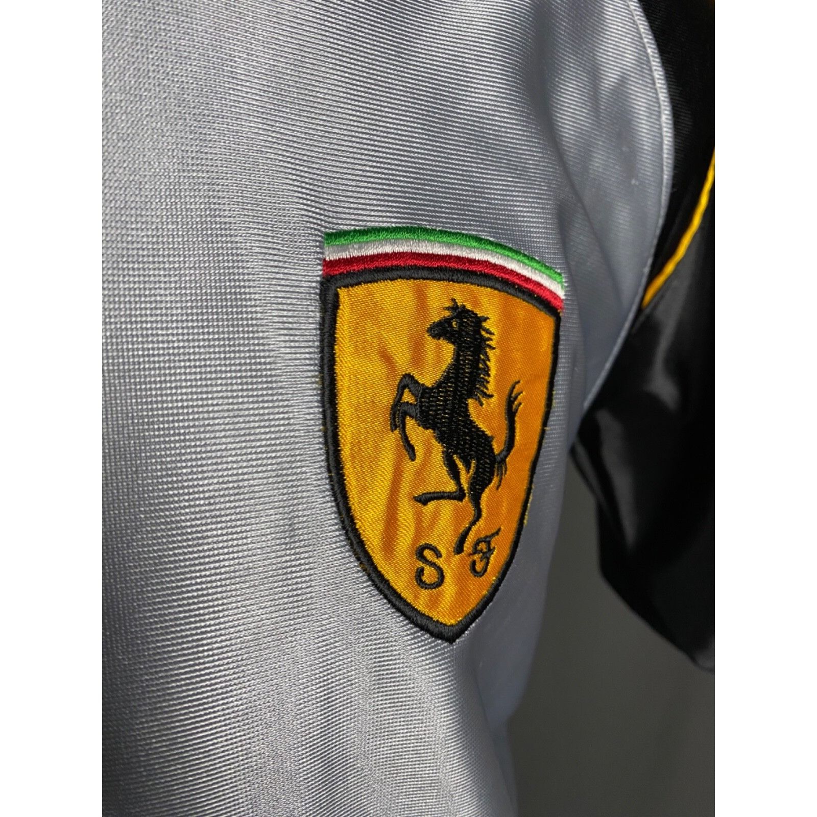 Ferrari Ferrari Vintage Big Logo Men's Gray Blue T-Shirt Standart Si Size US L / EU 52-54 / 3 - 8 Thumbnail