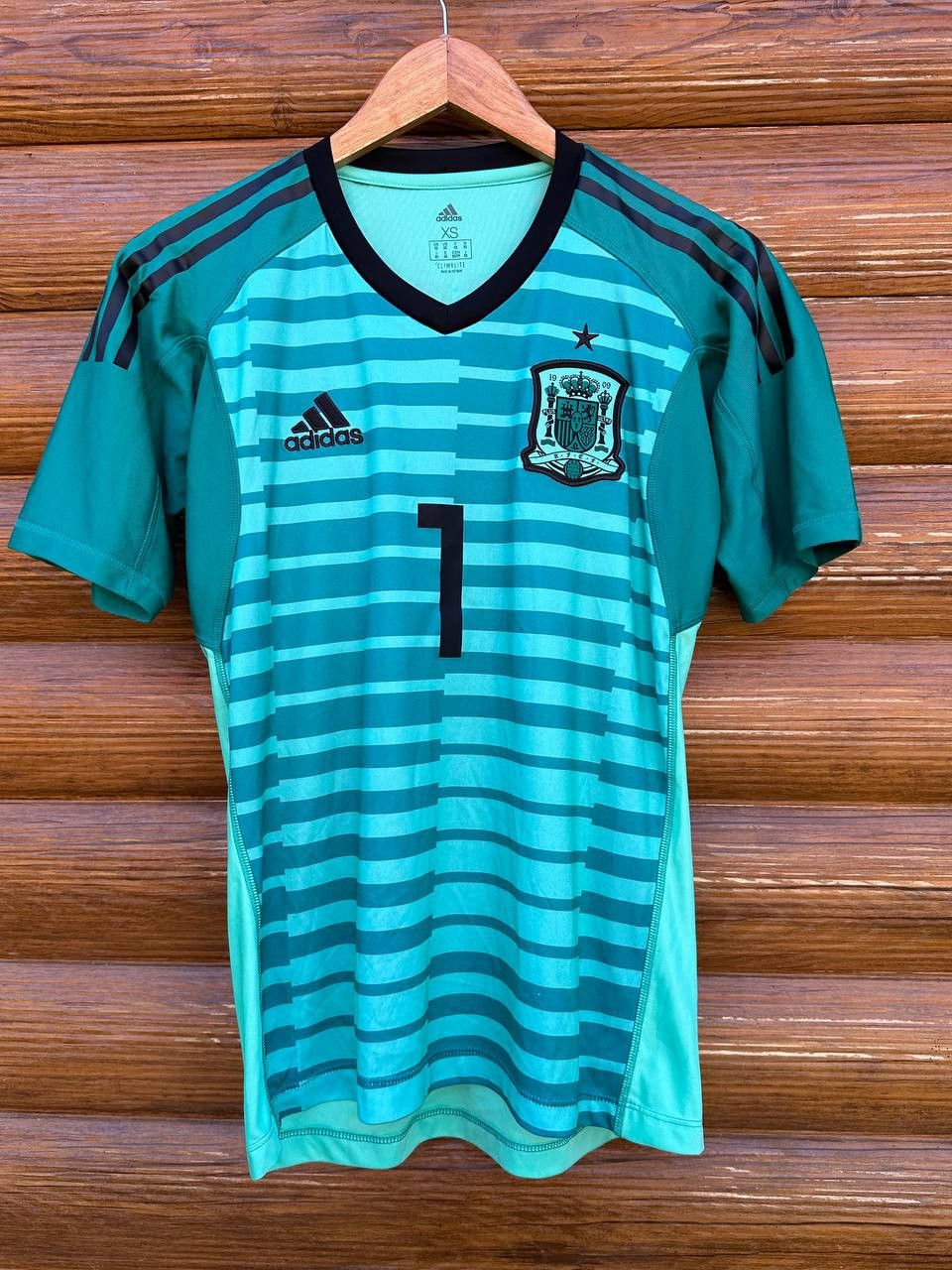 Adidas SPAIN 2016 2017 HOME FOOTBALL SHIRT SOCCER JERSEY ADIDAS Size US XS / EU 42 / 0 - 2 Thumbnail