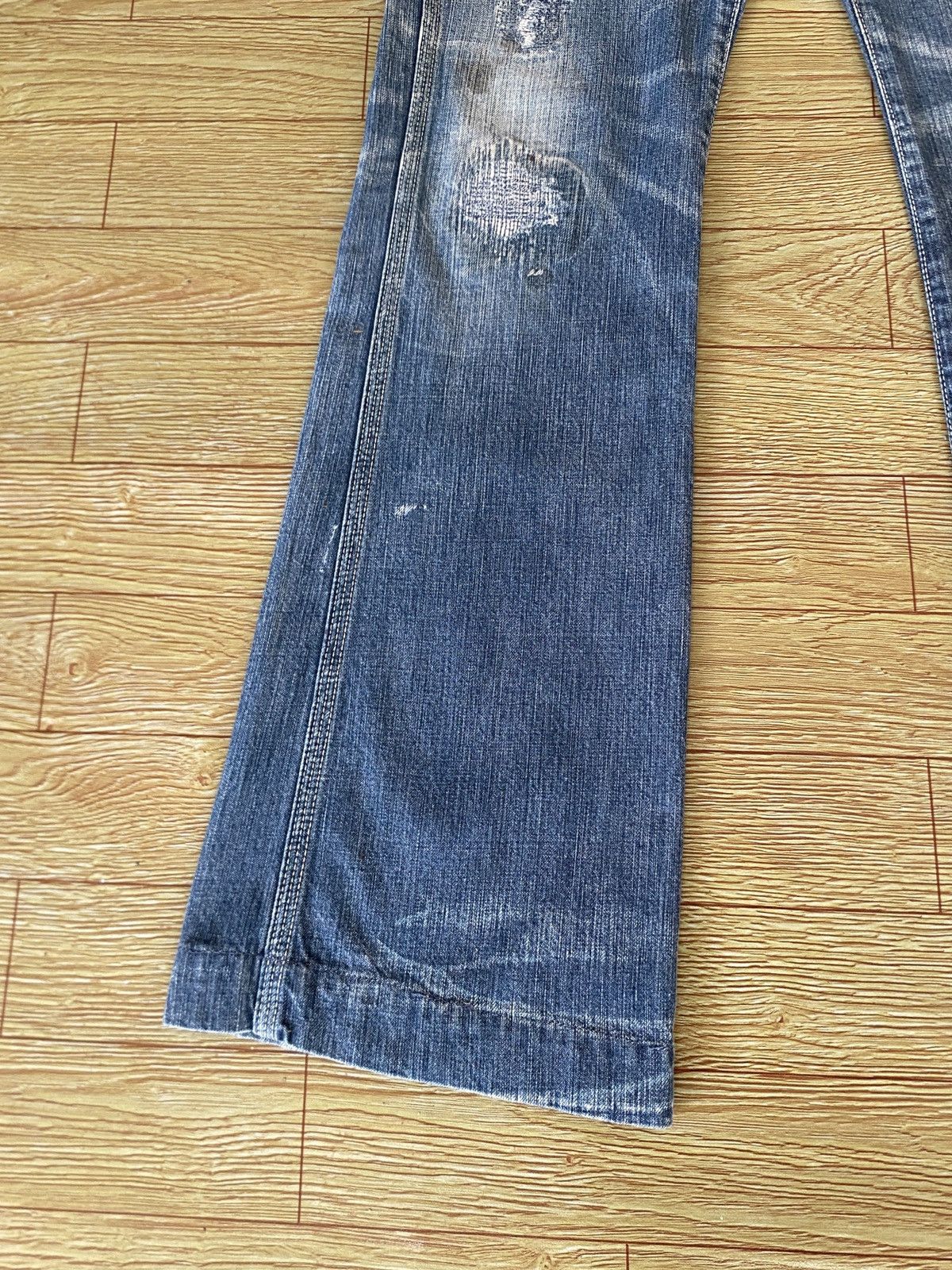 Kapital Very Rare Vintage Japanese Brand Kapital Flared Jeans 1990s Size US 28 / EU 44 - 7 Thumbnail