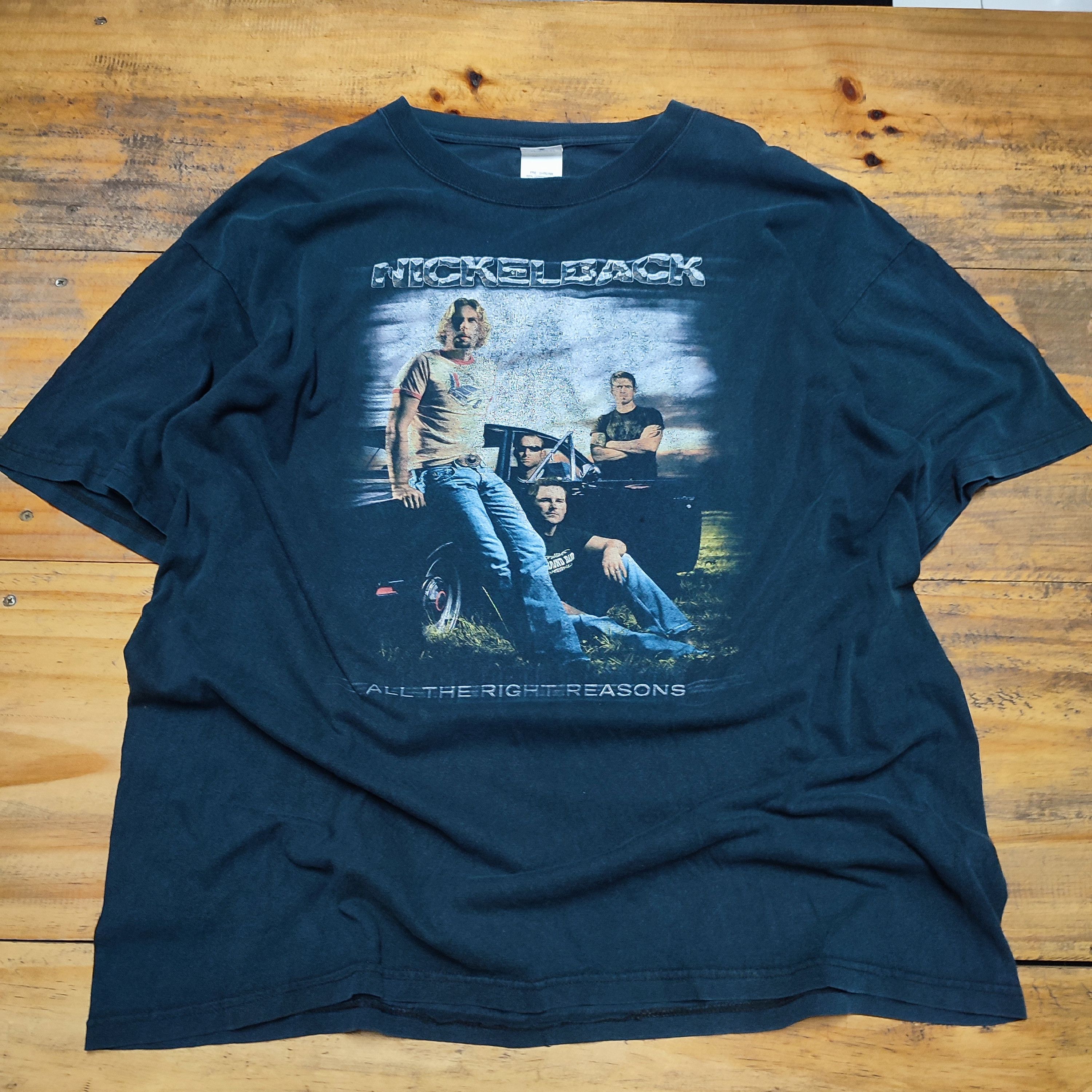 Band Tees × Vintage 2006 NICKELBACK TOUR TSHIRT Size US XL / EU 56 / 4 - 2 Thumbnail