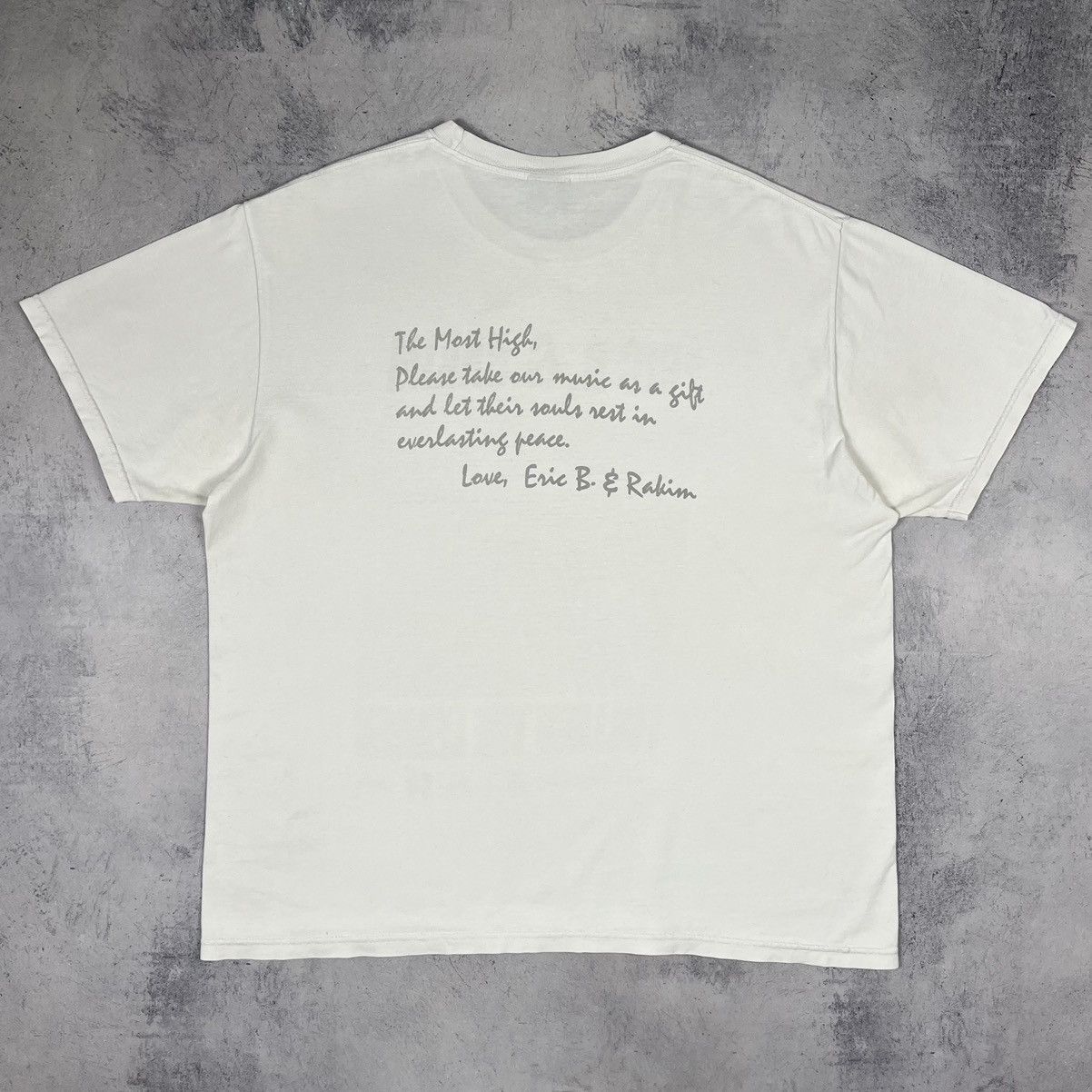 Stussy Stussy Eric B. & Rakim follow the leader big logo tee Size US L / EU 52-54 / 3 - 18 Thumbnail