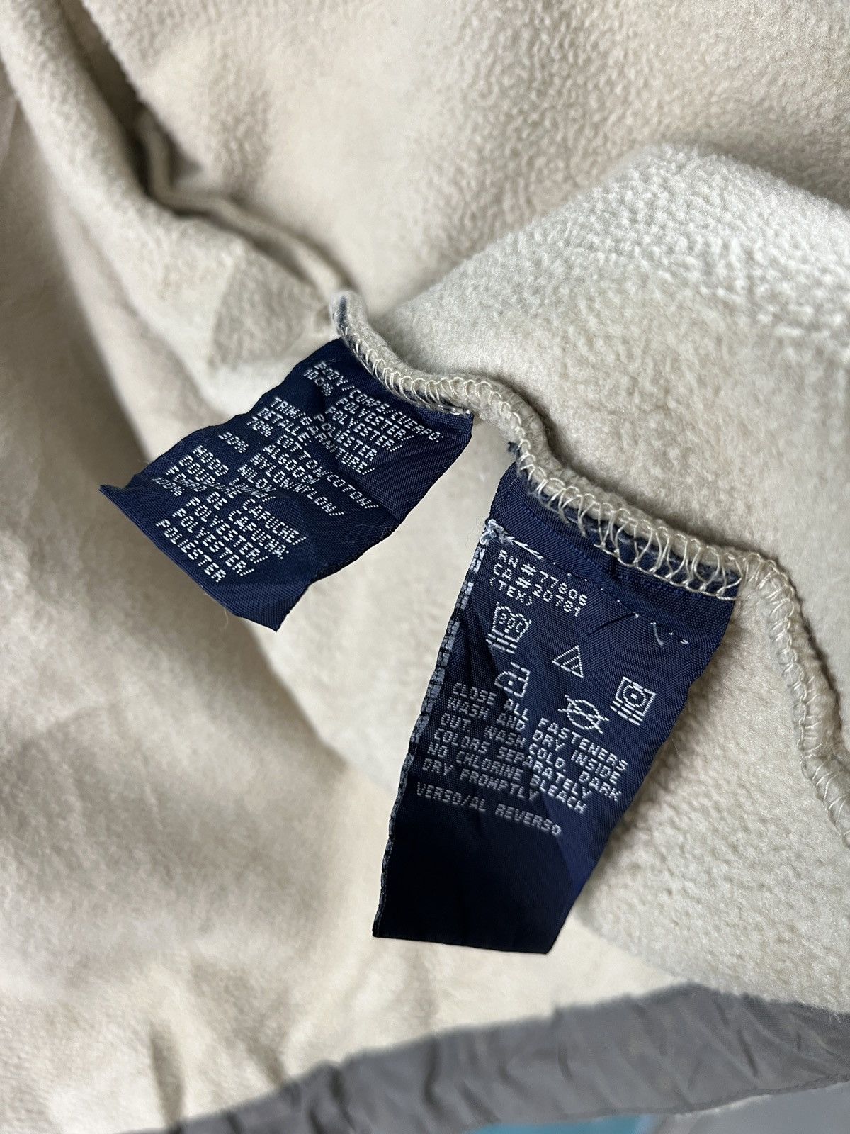 Tommy Hilfiger × Vintage Vintage Y2K Beige Tommy Hilfiger Fleece Jacket Size US S / EU 44-46 / 1 - 14 Thumbnail