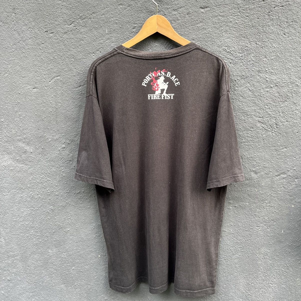 Anime Thrashed Faded Ace One Piece Anima Tee Size US XL / EU 56 / 4 - 3 Thumbnail