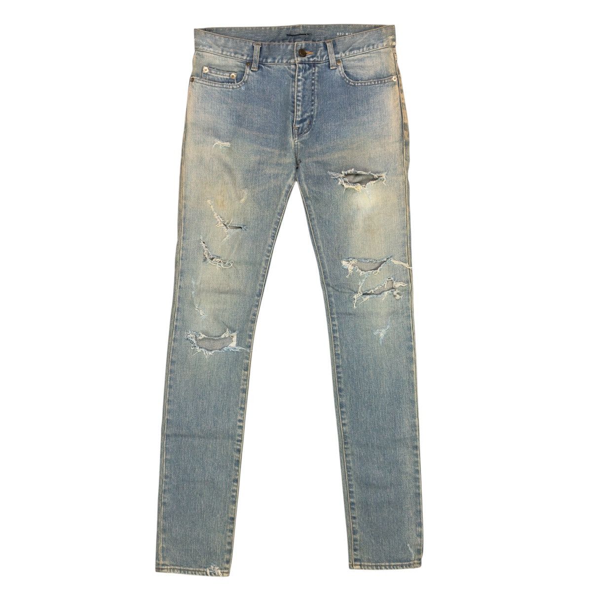 Saint Laurent Paris SAINT LAURENT PARIS FW16 CRASH D02 DENIM Size US 30 / EU 46 - 2 Thumbnail