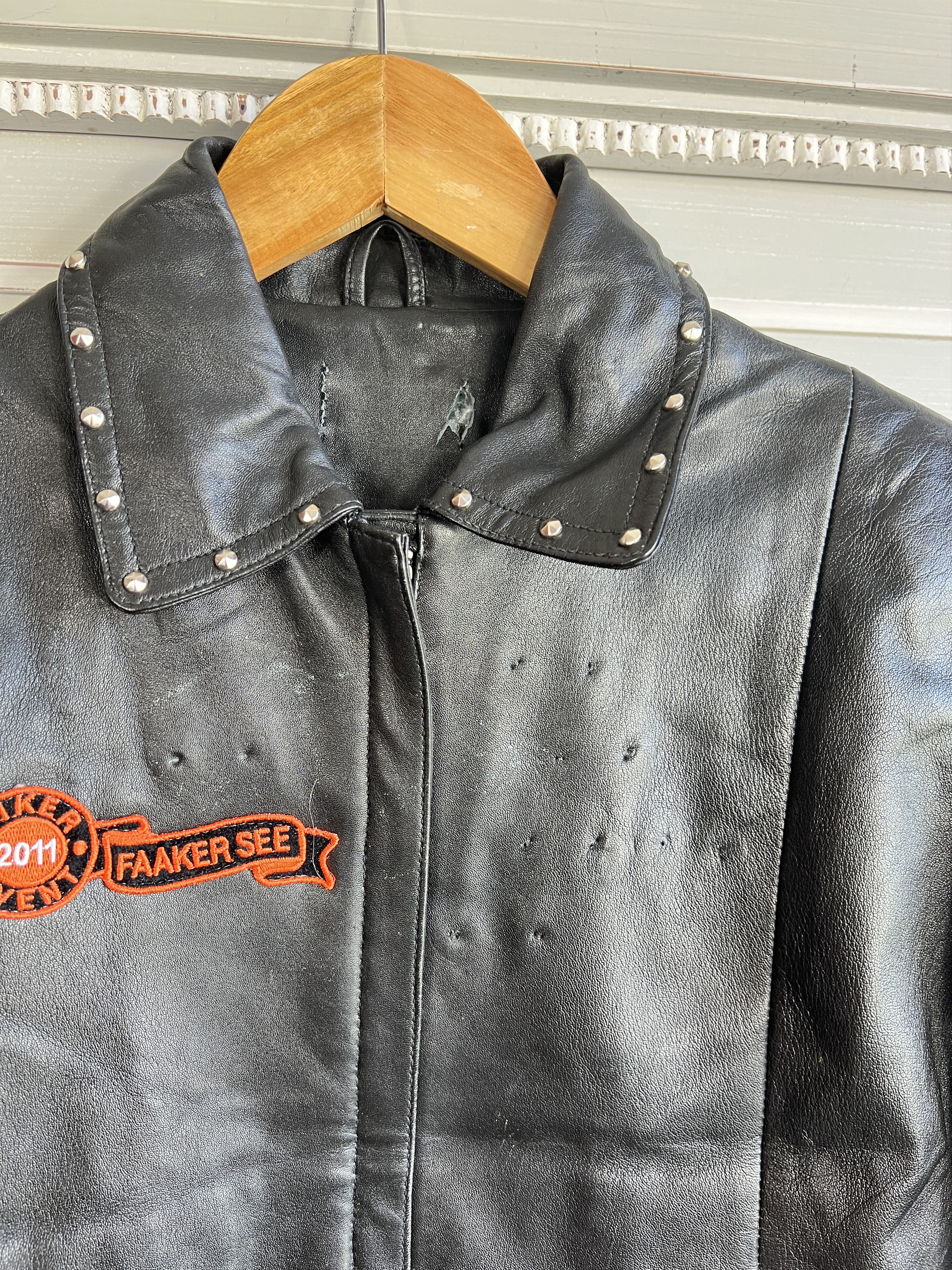 Harley Davidson × Vintage HARLEY DAVIDSON GENUINE LEATHER JACKET 3M MOTO Size M / US 6-8 / IT 42-44 - 5 Thumbnail