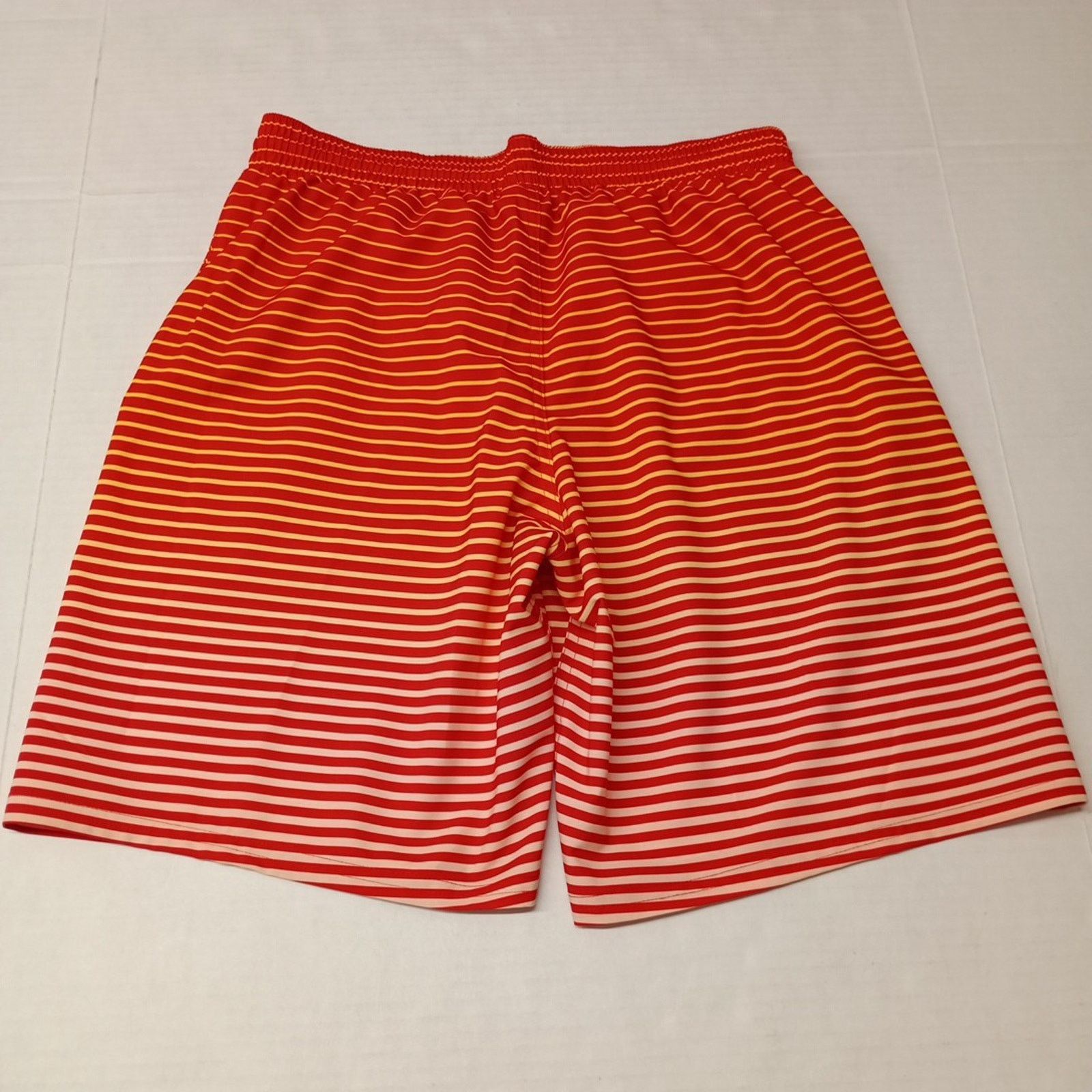 Nike New Nike Nesse 9" Yellow Red Swim Shorts Trunks Men's Size M Size US 30 / EU 46 - 8 Thumbnail