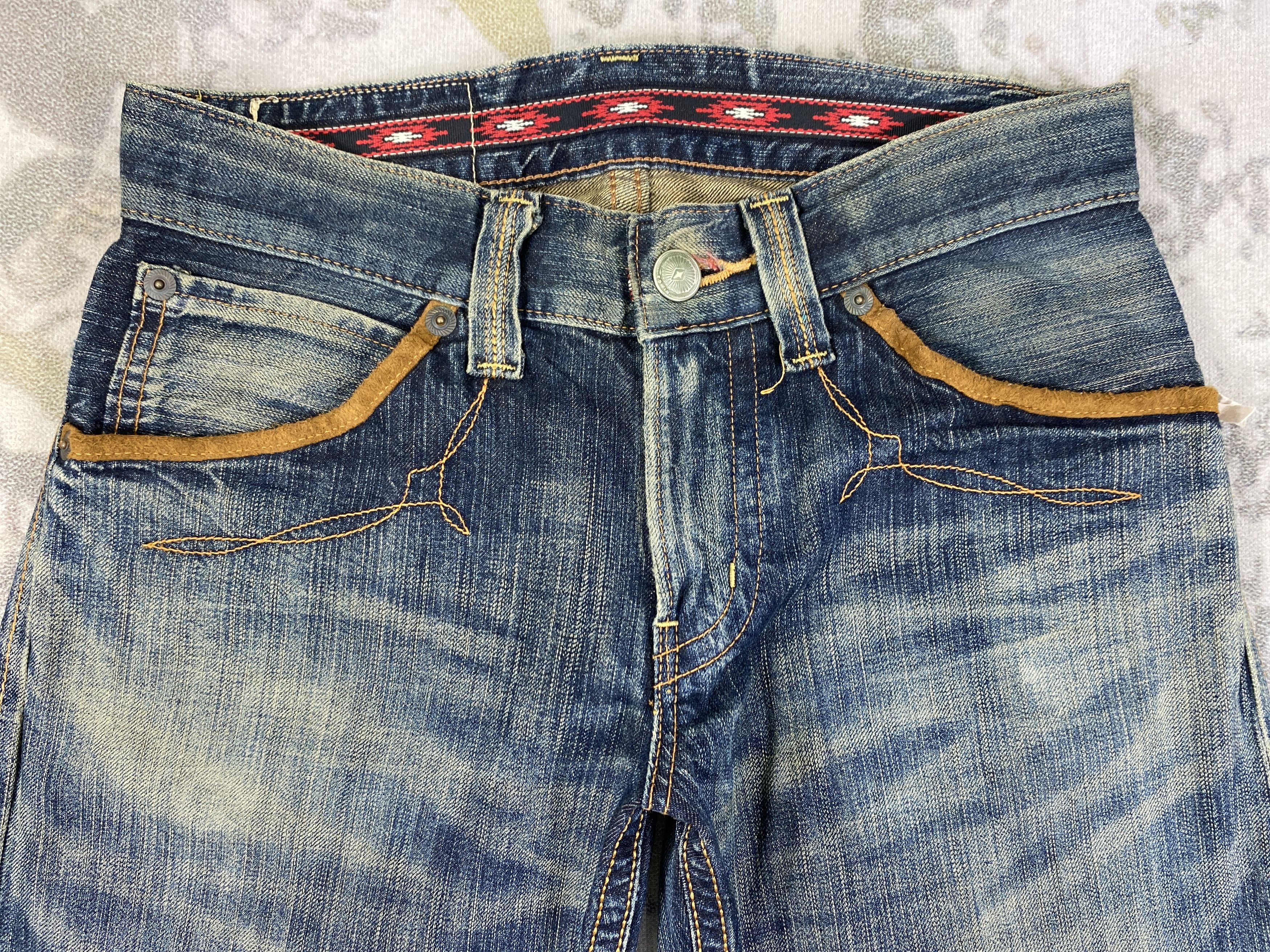 If Six Was Nine Faded Blue Vintage Edwin xv Jeans 31x29.5 - JN3053 Size US 31 - 3 Thumbnail