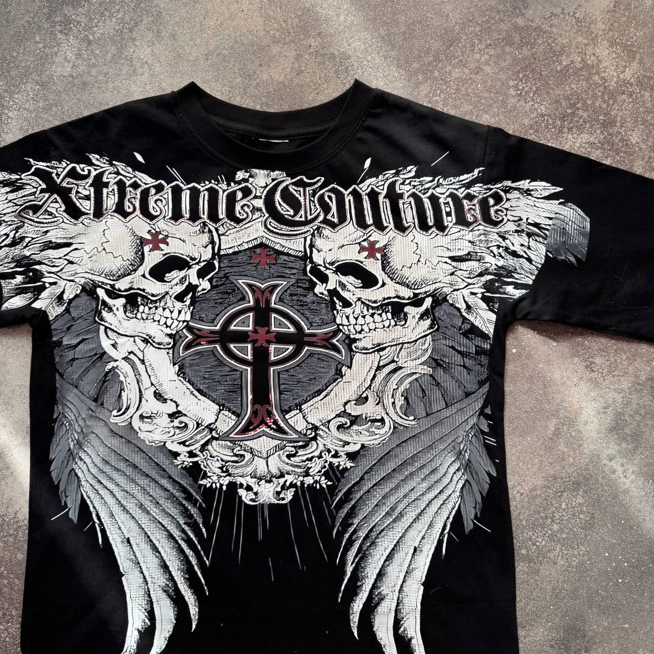 If Six Was Nine Avant Garde Affliction Style Y2K Goth Punk Long Sleeve Shirt Size M / US 6-8 / IT 42-44 - 5 Thumbnail