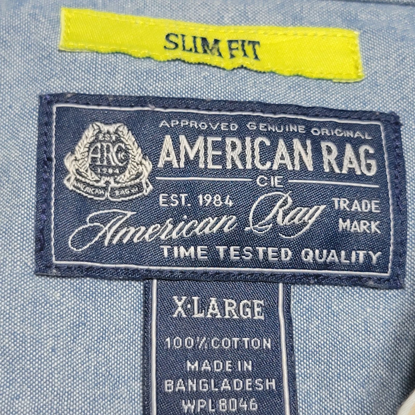 American Rag American Rag LS Pearl Snap Plaid Slim Fit Western Shirt - XL Size US XL / EU 56 / 4 - 5 Thumbnail