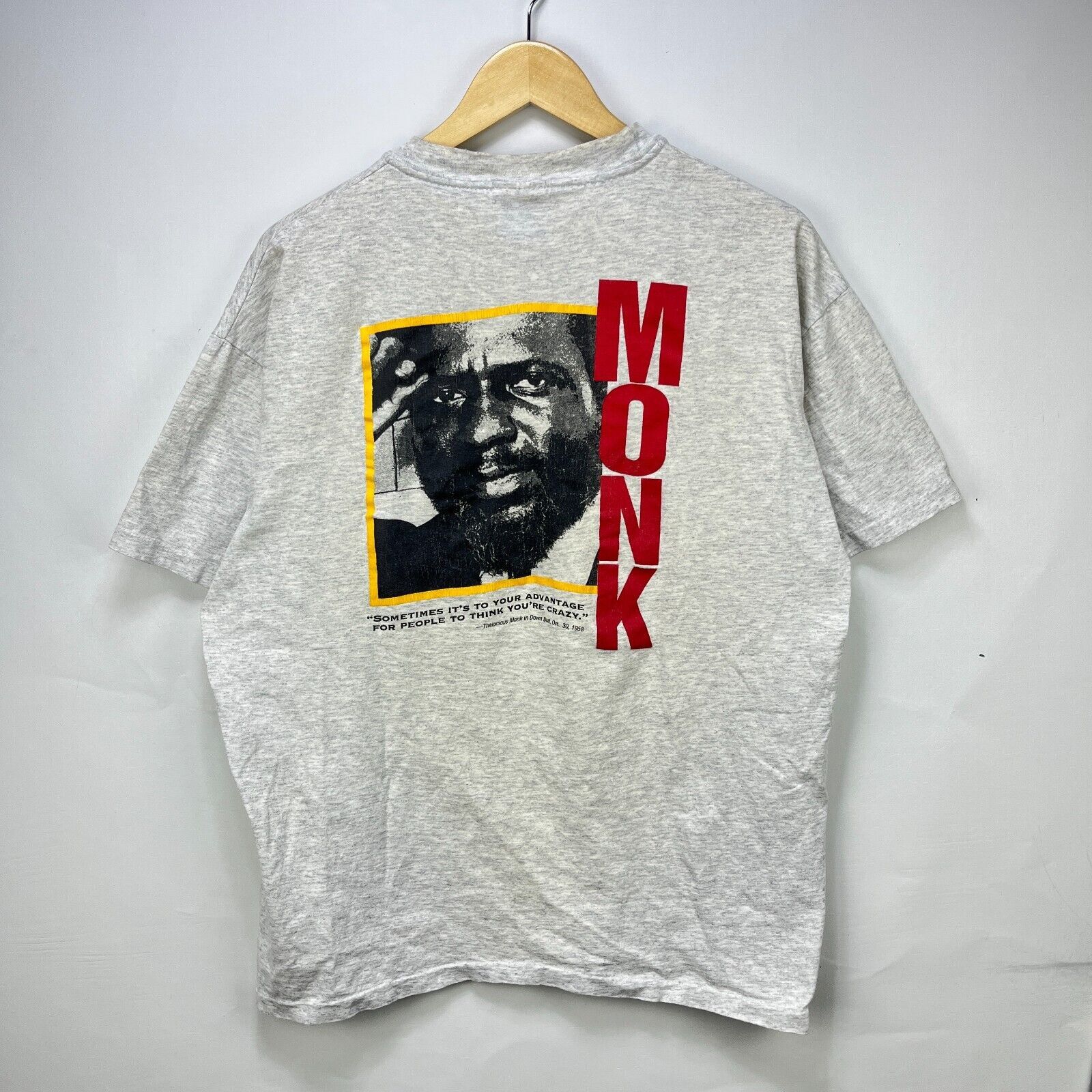 ま*い様 ヴィンテージ Thelonious Monk Tシャツ ジャズ ピアニ ま*い様 ヴィンテージ Thelonious Monk Tシャツ ジャズ ピアニ