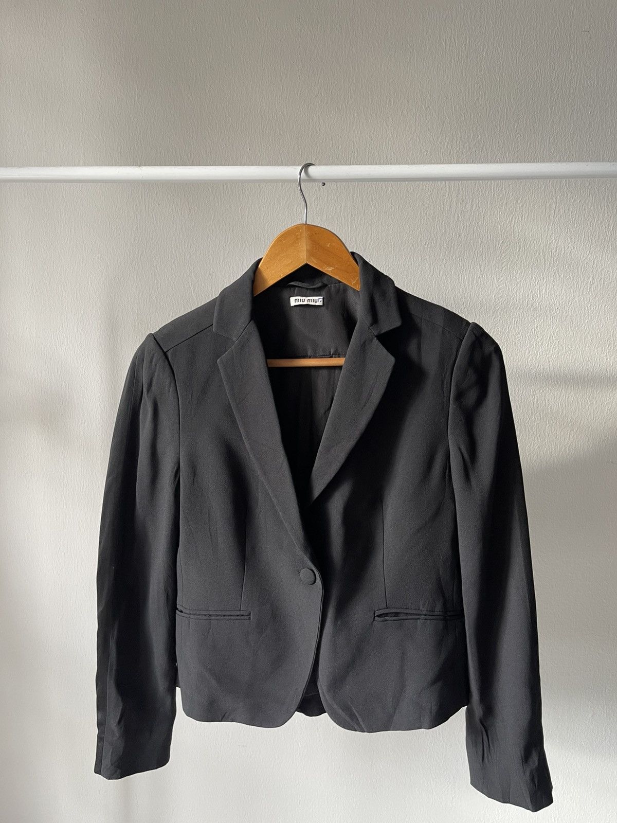 MIU MIU 99AW Belted Zip-up Jacket Archive Brown | eBay