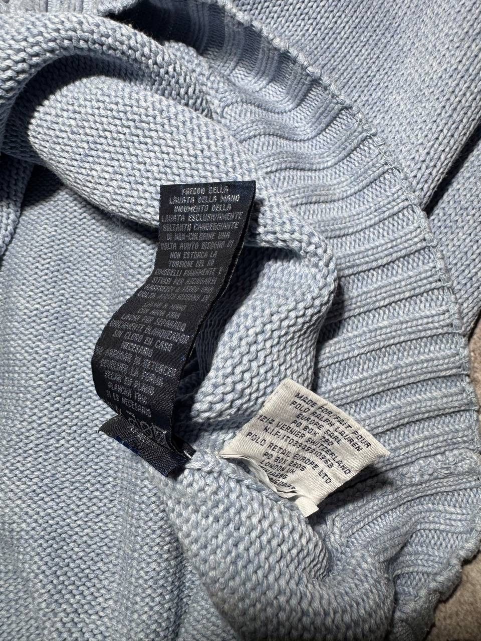 Polo Ralph Lauren Vintage Polo Ralph Lauren Knitted Blue Sweater Cotton Rare Size US XXL / EU 58 / 5 - 9 Thumbnail