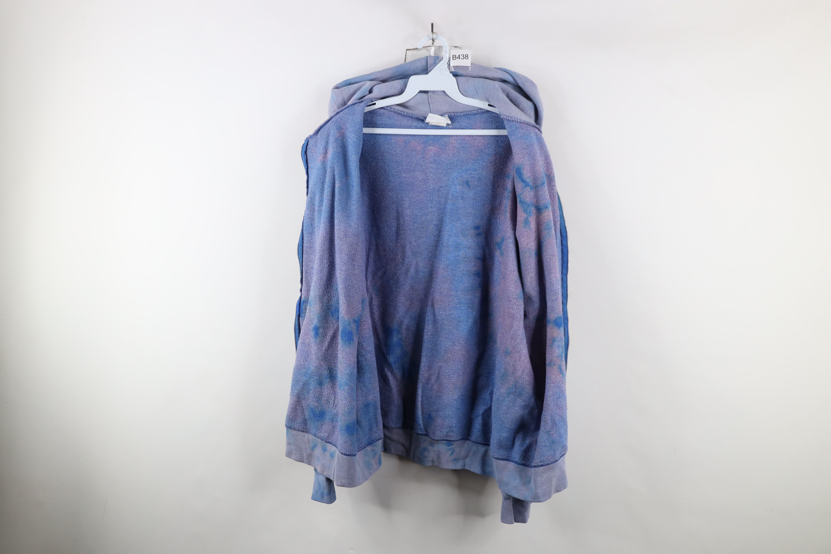 Champion × Vintage Vintage Champion Acid Wash Full Zip Hoodie Sweatshirt Blue Size US XL / EU 56 / 4 - 11 Thumbnail