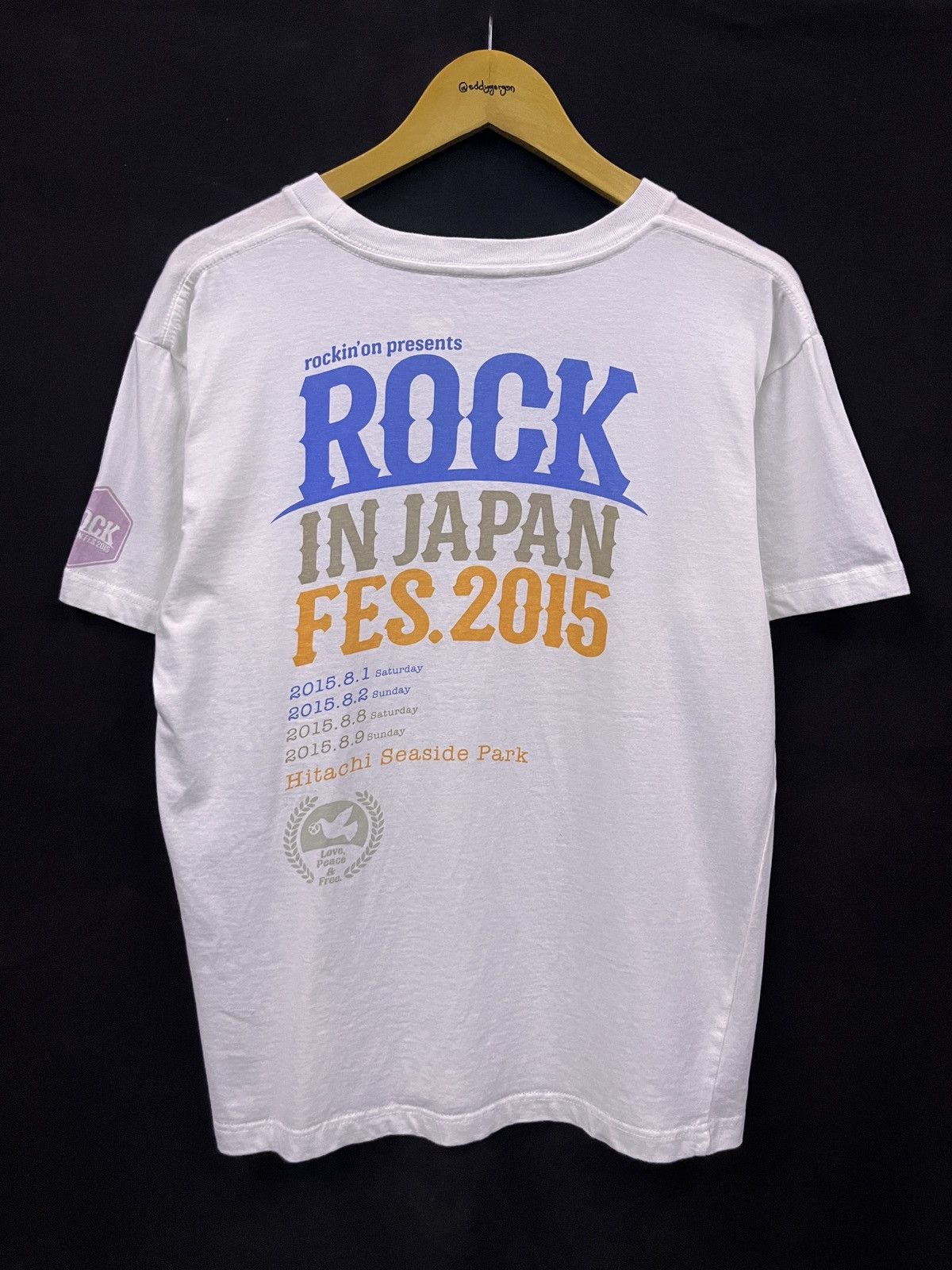 Vintage VINTAGE MONSTER ROCK IN JAPAN FEST 2015 TSHIRT Size US M / EU 48-50 / 2 - 5 Thumbnail