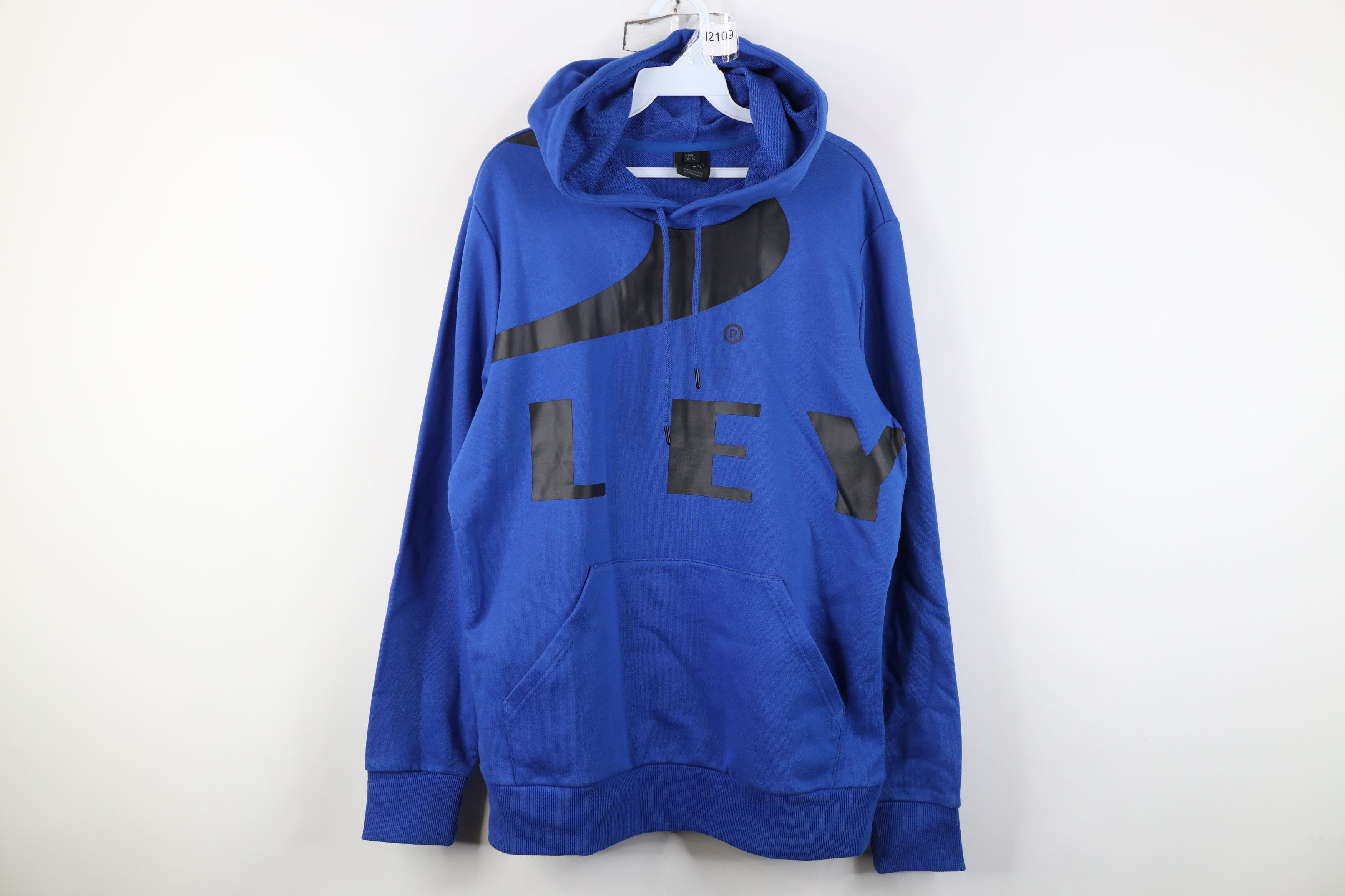 Oakley Vintage Y2K Oakley Spell Big Logo French Terry Hoodie Blue Size US L / EU 52-54 / 3 - 1 Thumbnail