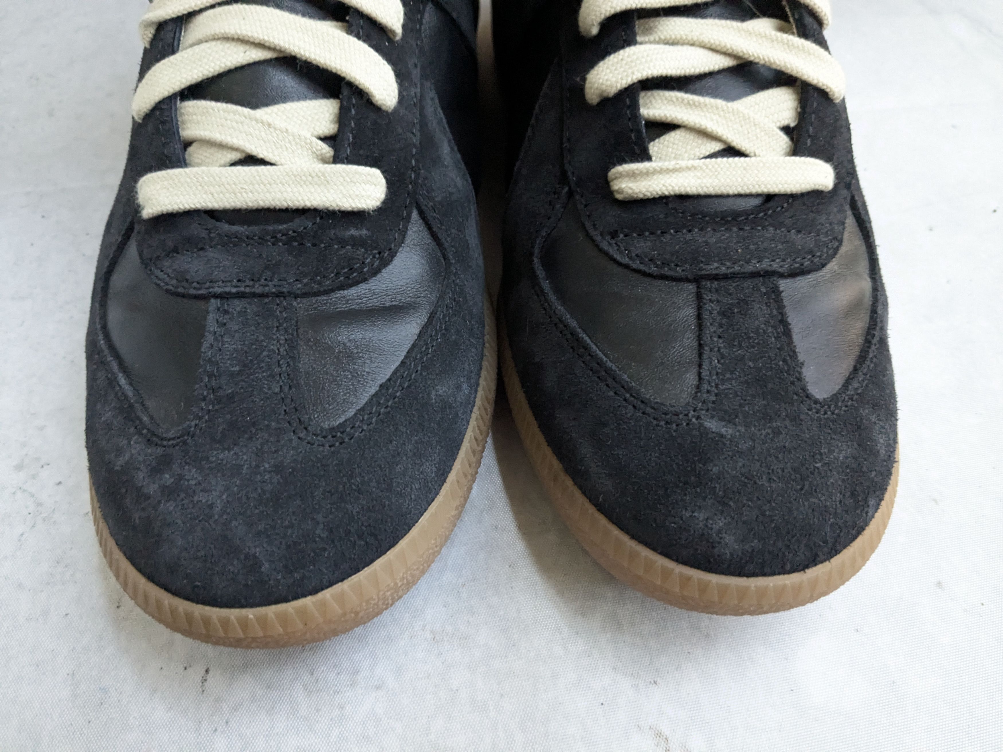 Maison Margiela Maison Margiela Replica GAT Sneakers Black 11 44 Gum Size US 11 / EU 44 - 3 Thumbnail