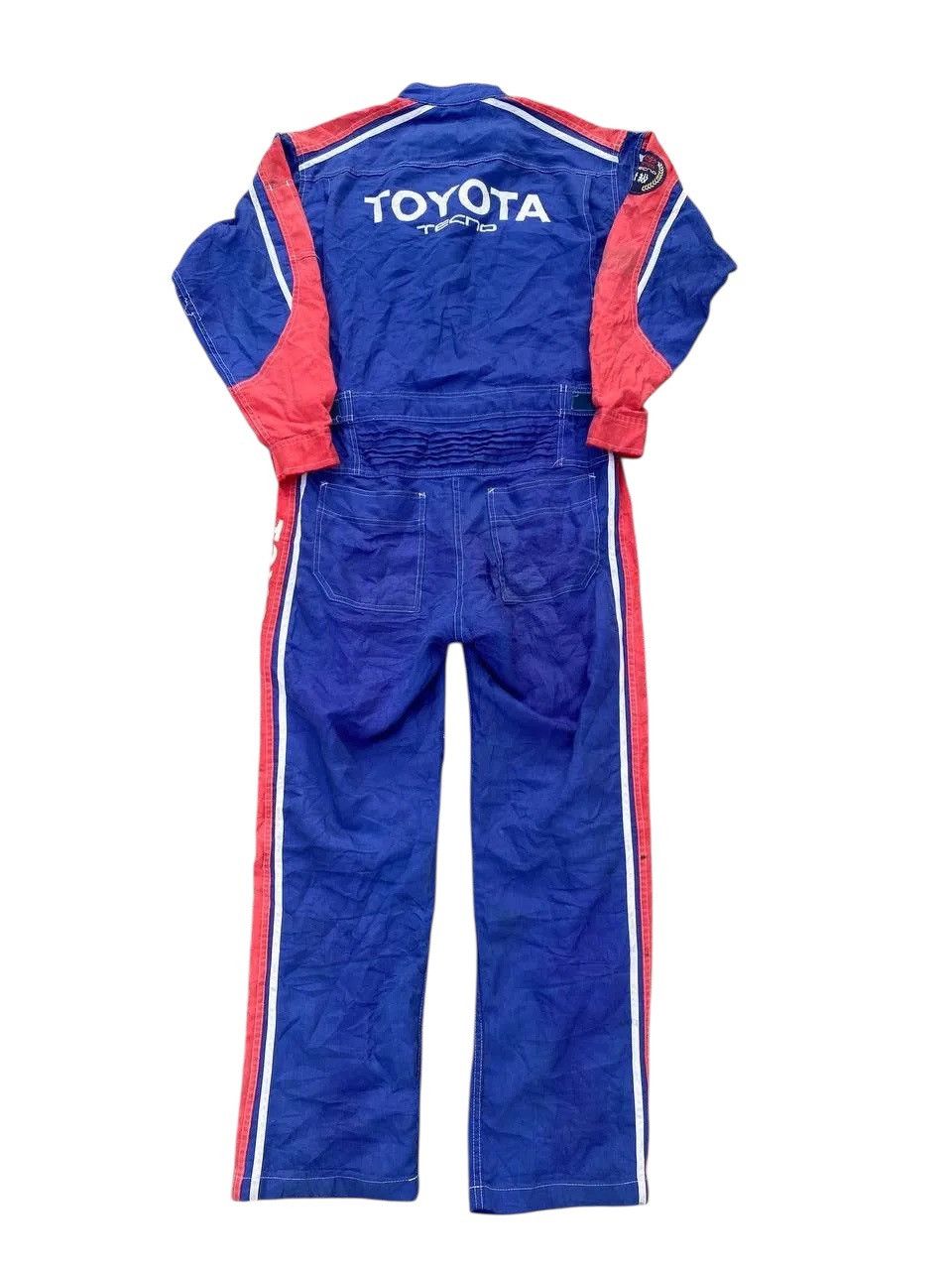 Nissan 🔥Trashed 90s Distressed DESTROYED Toyota PATCHED Coverall Size US L / EU 52-54 / 3 - 1 Thumbnail