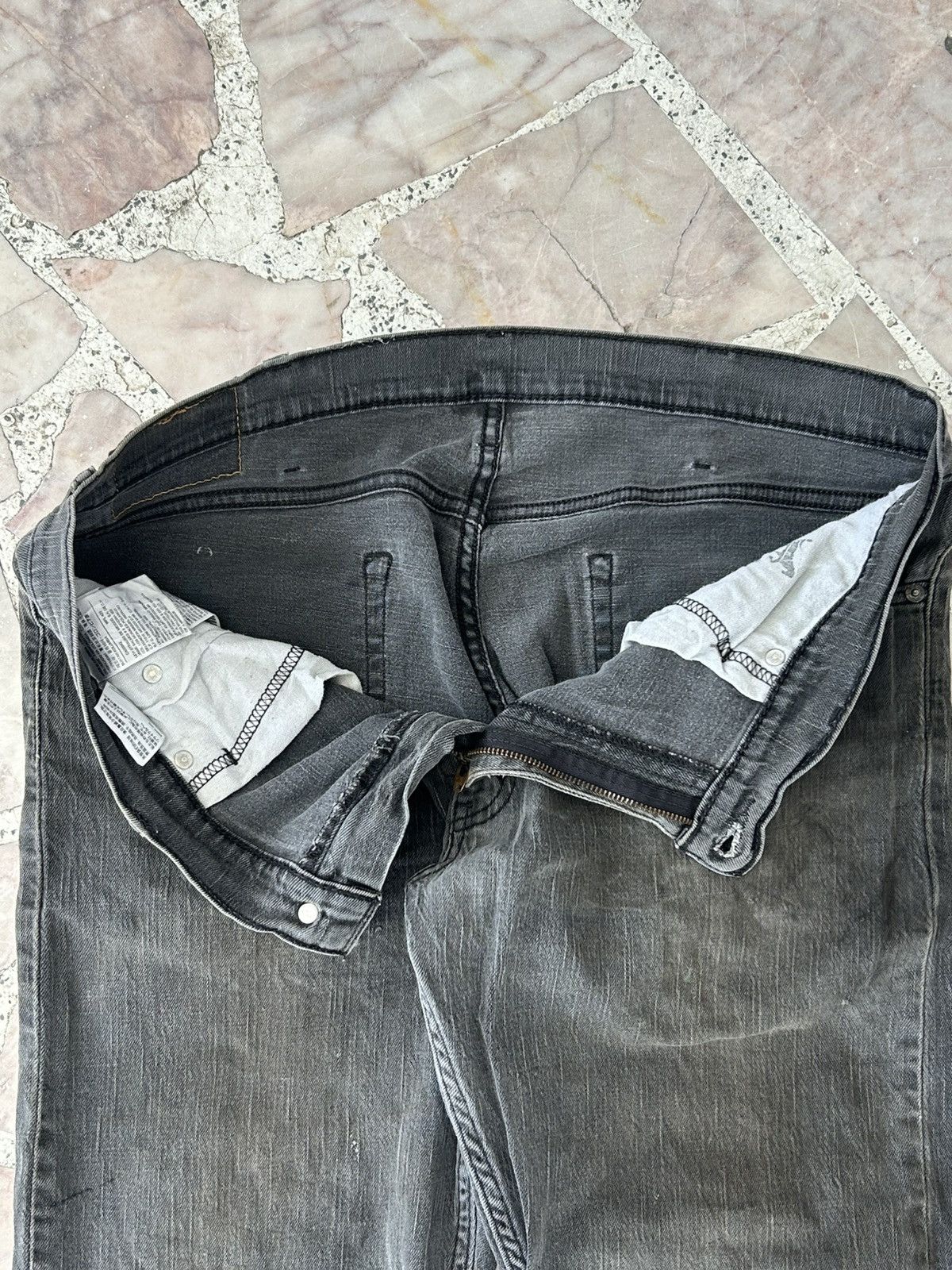 Levi's Levis 514 Denim Vintage Faded Black Trousers Size US 38 / EU 54 - 9 Thumbnail