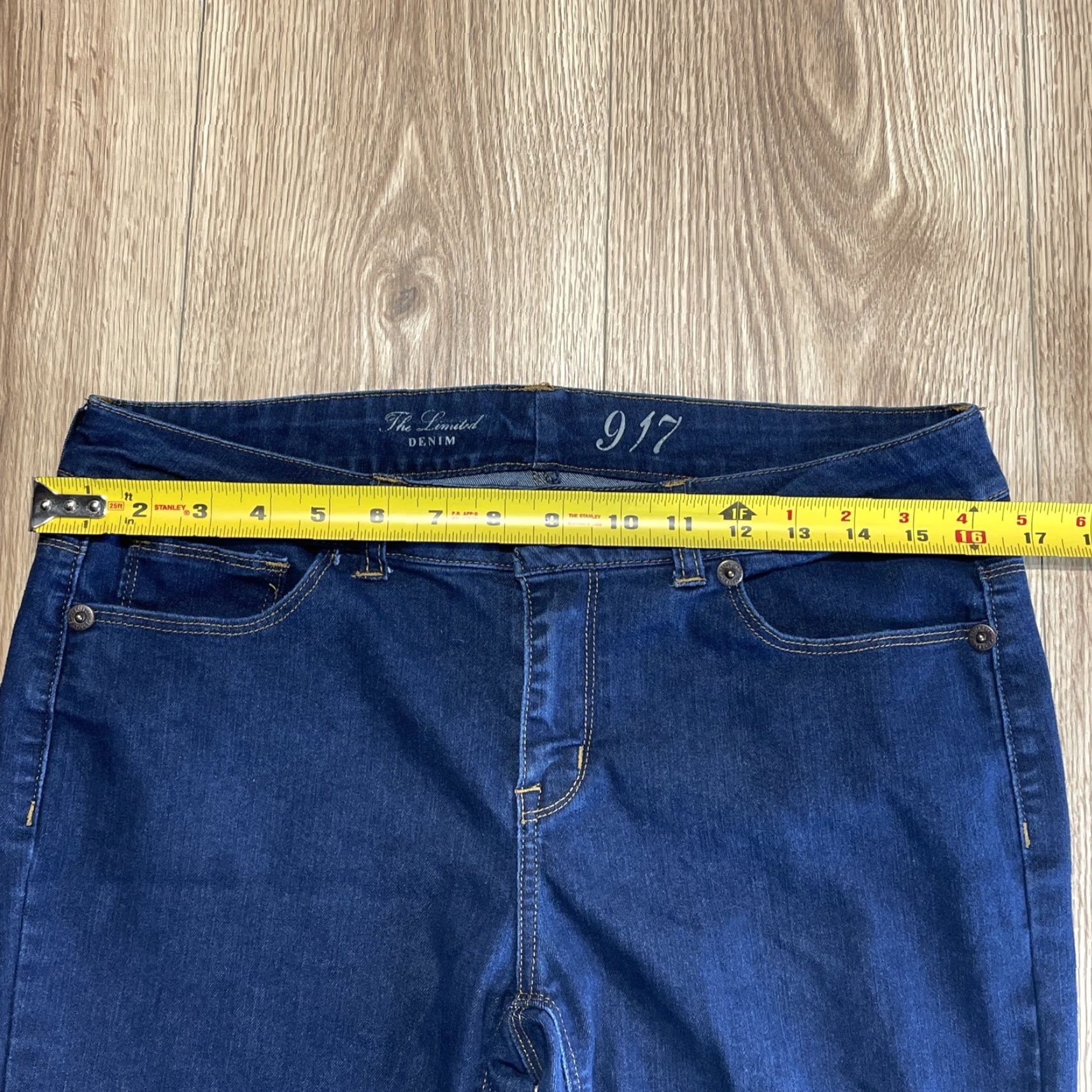 Vintage The Limited Skinny Jeans Womens Blue Denim Size 8R Regular Stretch Size 30" / US 8 / IT 44 - 3 Thumbnail