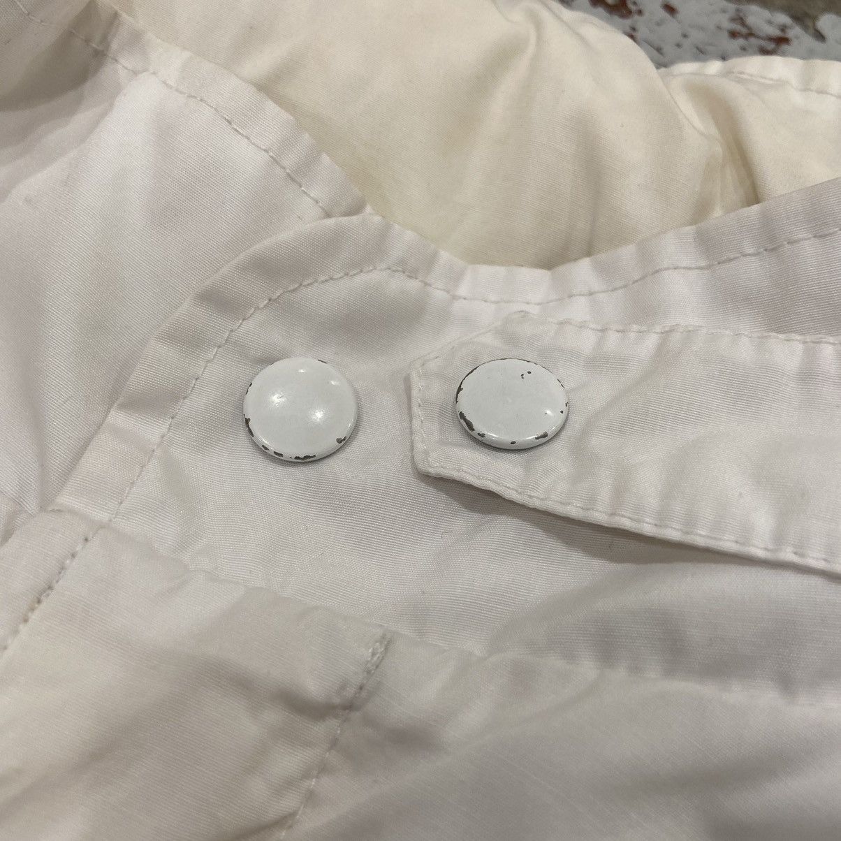 Burlington × Vintage Vintage 1980s White Boxy Jacket Size US XL / EU 56 / 4 - 5 Thumbnail