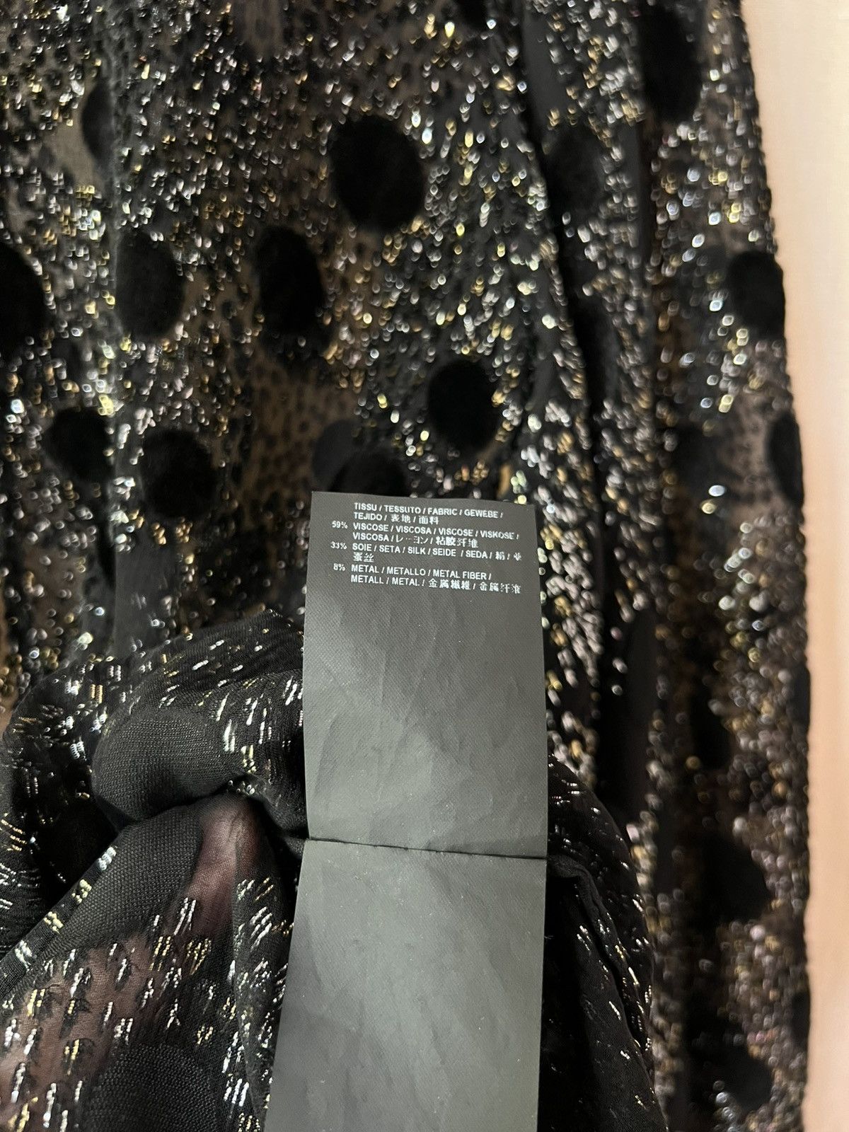 Saint Laurent Paris 2017 Saint Laurent Polka Dot Blouse Size M / US 6-8 / IT 42-44 - 9 Thumbnail