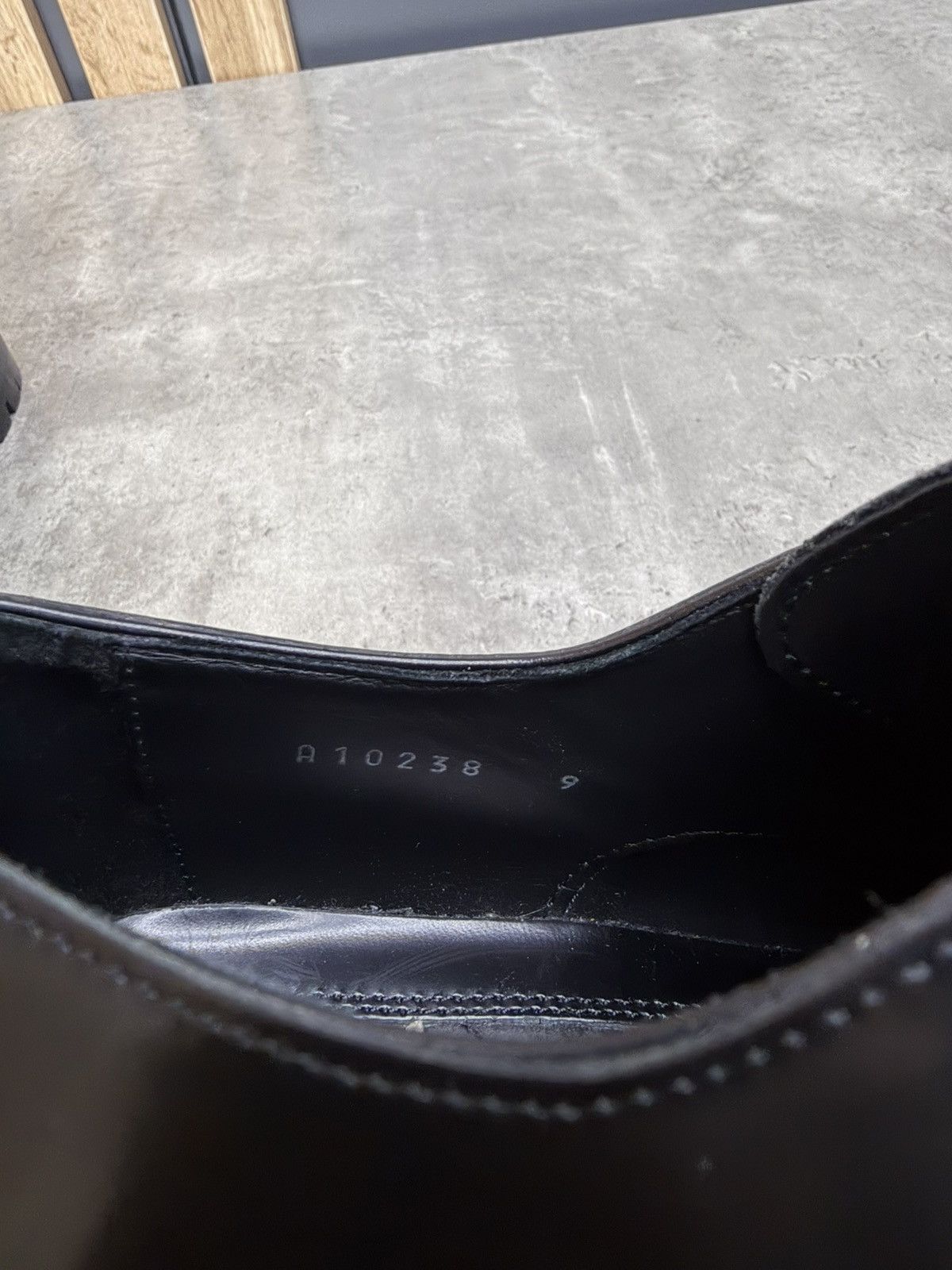 Dolce & Gabbana Dolce & Gabbana Black Leather Derby Shoes Size 9 Size US 10 / EU 43 - 20 Thumbnail