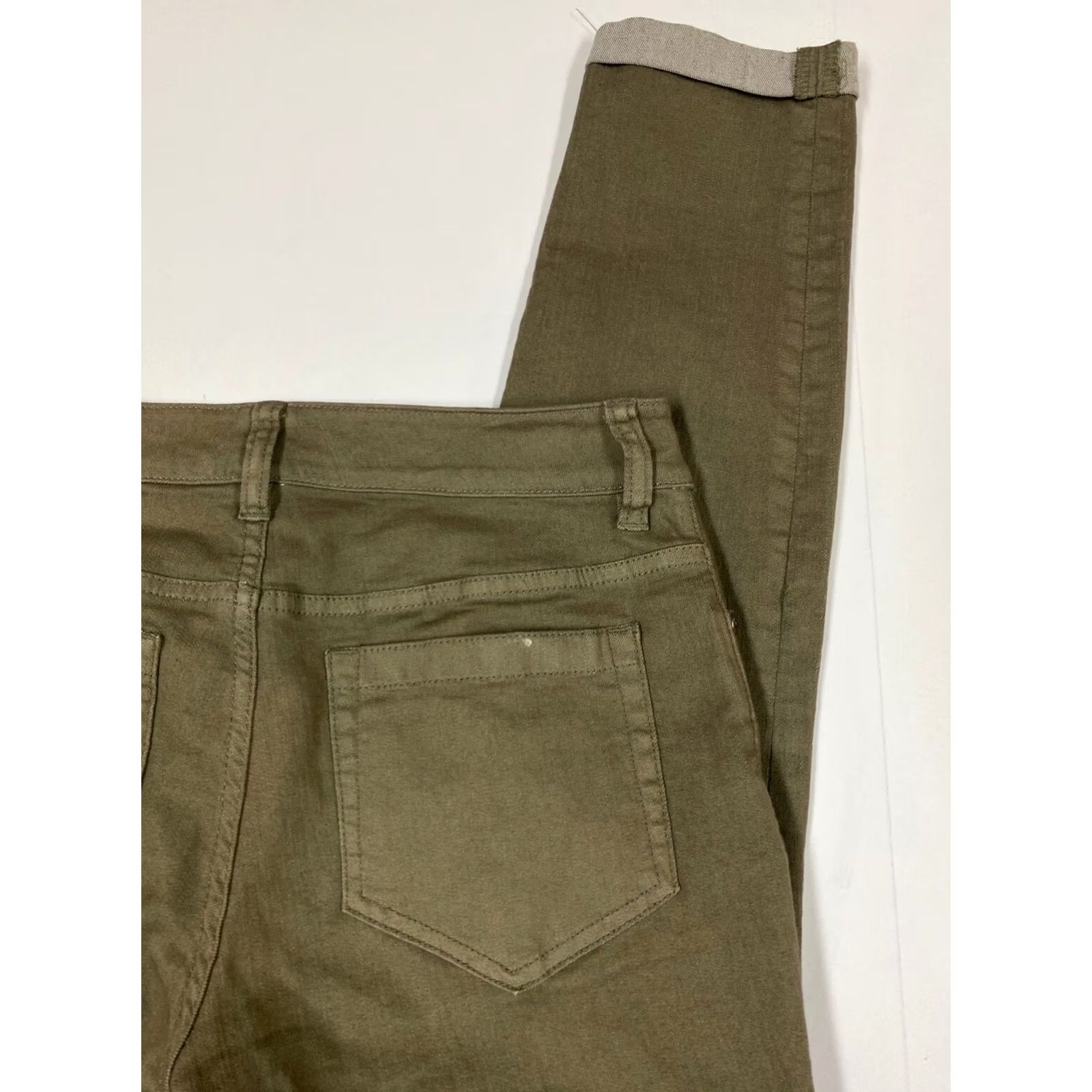 Vince Camuto Vince Camuto Jeans Women Skinny Stretch Denim 25 Green Regular Inseam 27 Ros e Breathable Cuff VINTAGE No Size 42" / US 20 - 5 Thumbnail