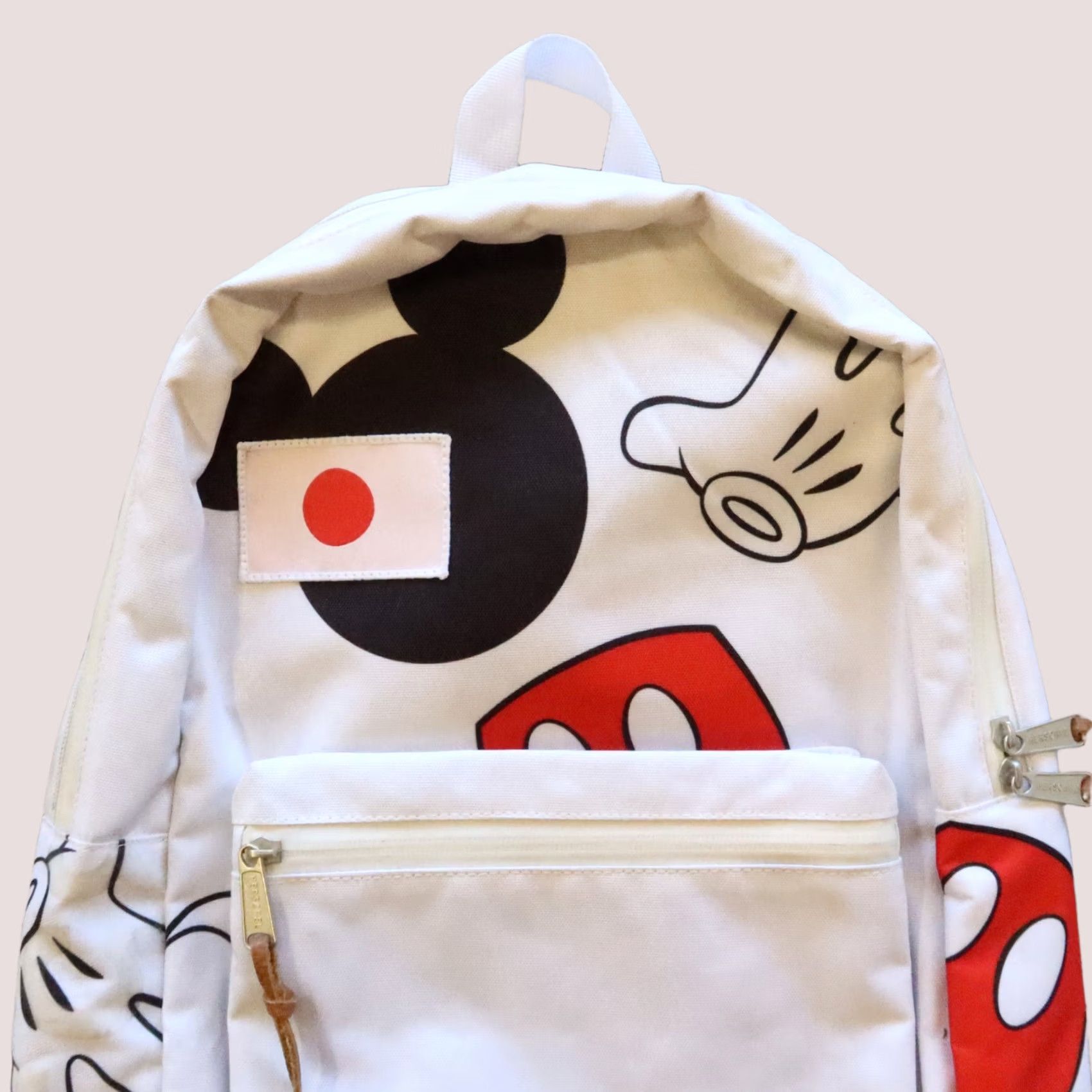 Vintage VINTAGE Herschel Backpack Mickey Mouse Settlement Japan White Men Adjustable Nylon Size ONE SIZE - 1 Thumbnail