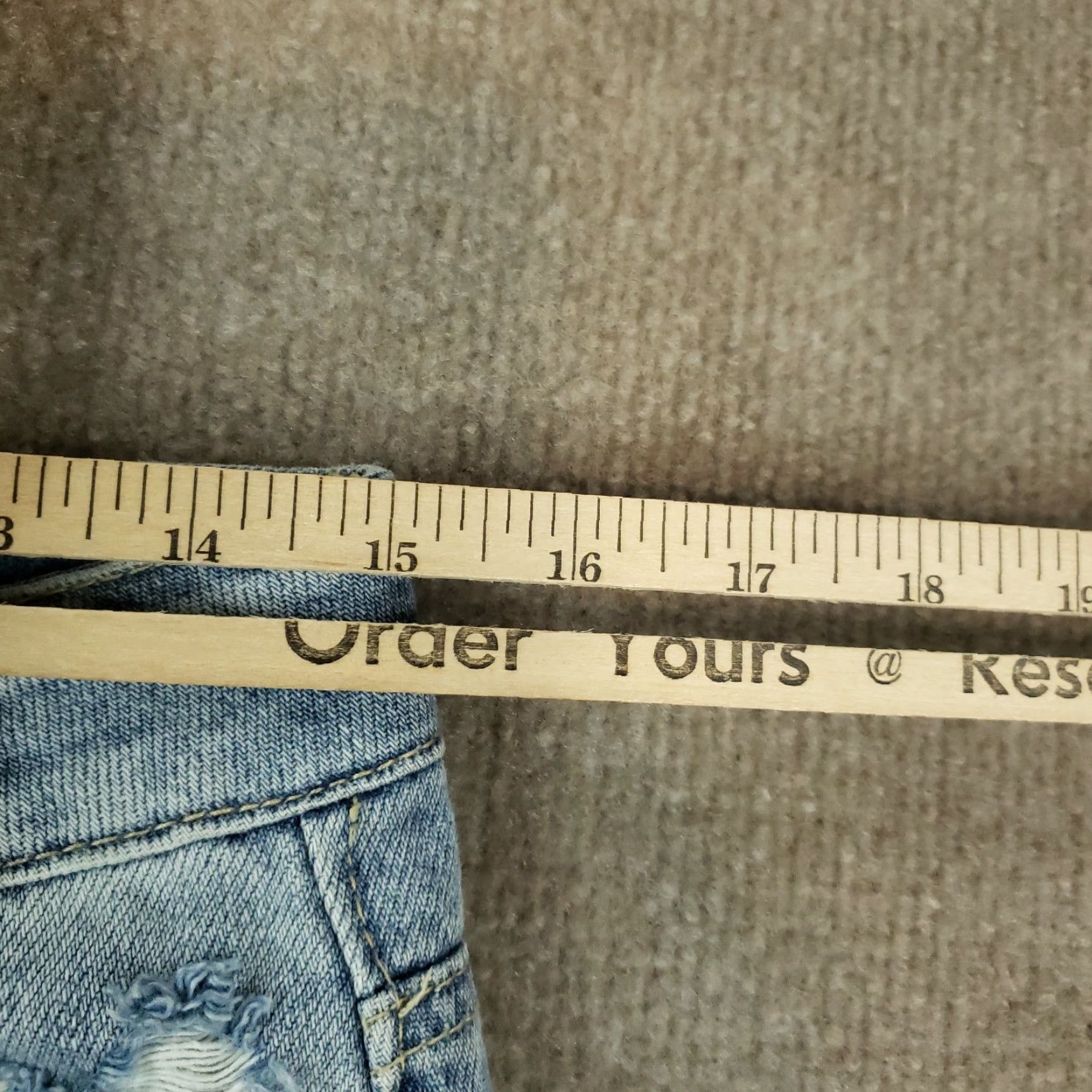 Vintage Insane Gene Jeans Womens Blue Hi- Rise Straight Ankle Casual Distressed 3/25 Size 26" / US 2 / IT 38 - 5 Thumbnail
