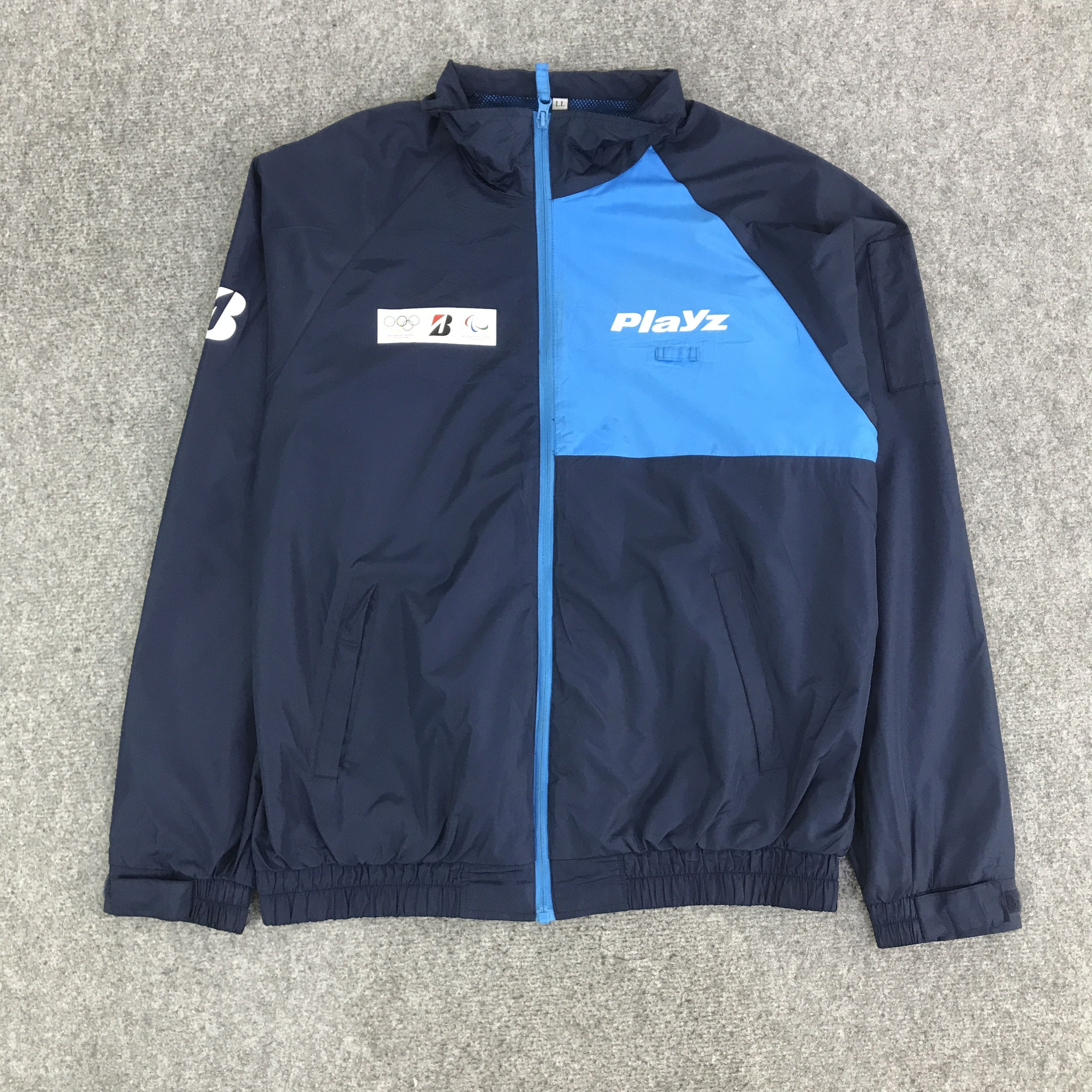 Japanese Brand PLAYZ OLYIMPICS X BRIDGESTONE RACING JACKET K121B11 Size US L / EU 52-54 / 3 - 2 Thumbnail