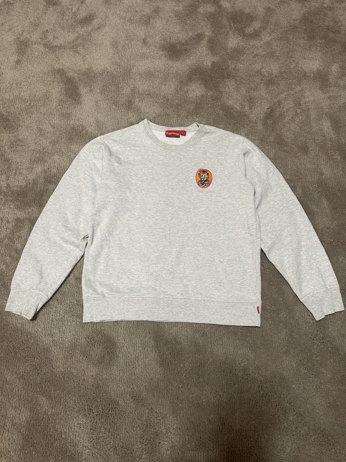Supreme Supreme Ganesh Crewneck SS18 Ash Grey Sz M Size US M / EU 48-50 / 2 - 1 Thumbnail